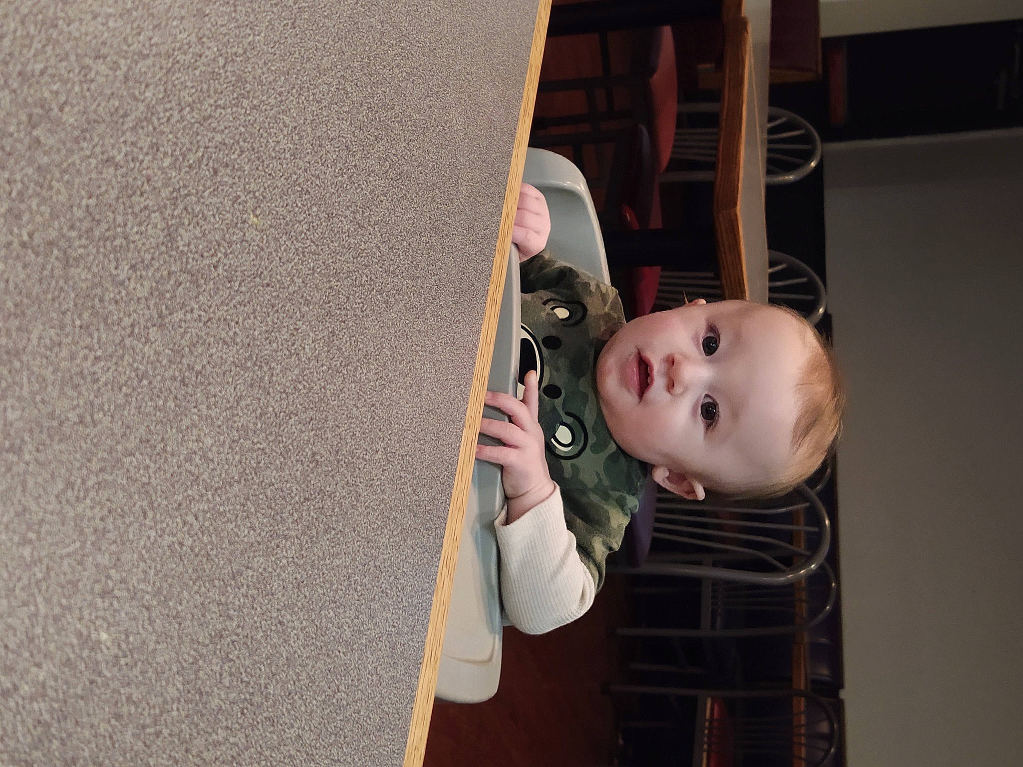 Maddox is registered to the contest to win money with this photo: audio_equipment, auto_part, baby, baby_products, baby_toddler_clothing, ceiling, chair, child, flooring, hat, helmet, pattern, person, personal_protective_equipment, room, smile, suit, toddler, tree, vehicle_door