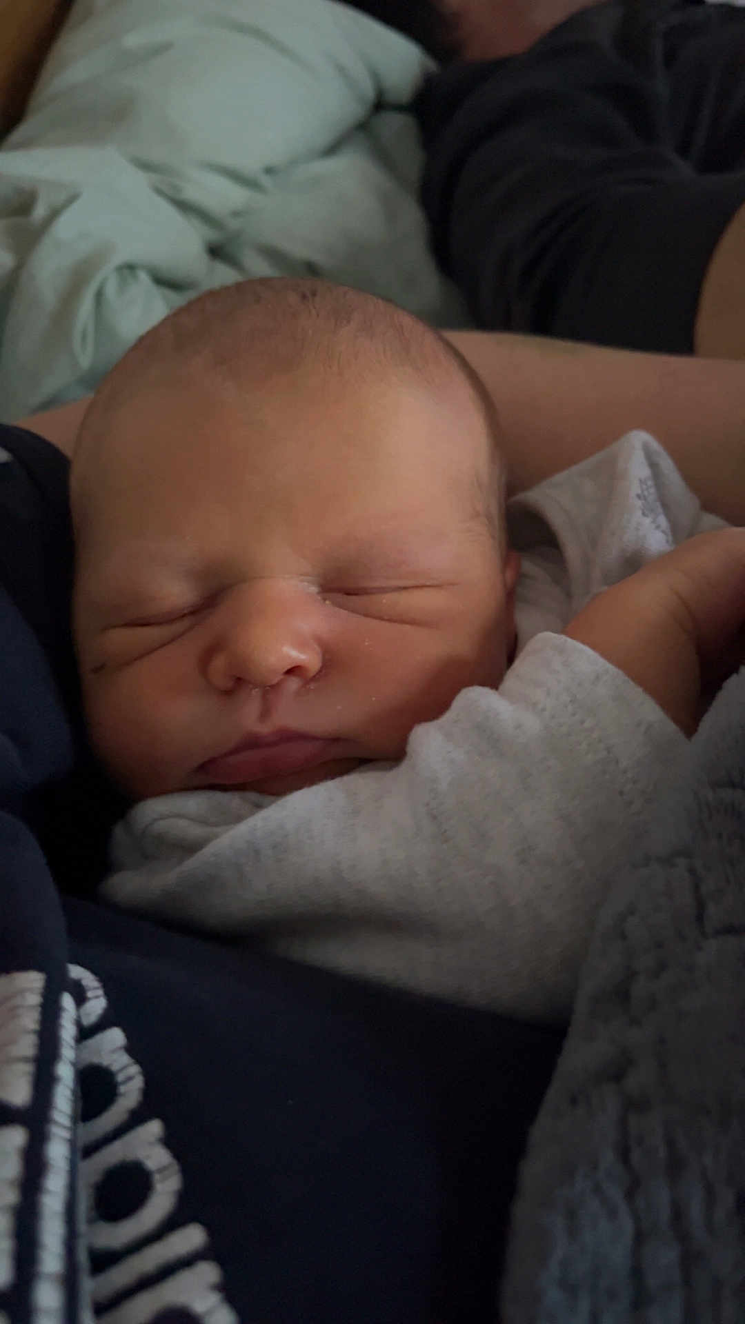 Milo-Aj joined the competition — help win amazing prizes! newborn, baby, sleeping, infant, face, closed_eyes, cozy, blanket, clothing, person, peaceful, rest, cute, indoors, closeup, portrait, soft_light, head, skin, child