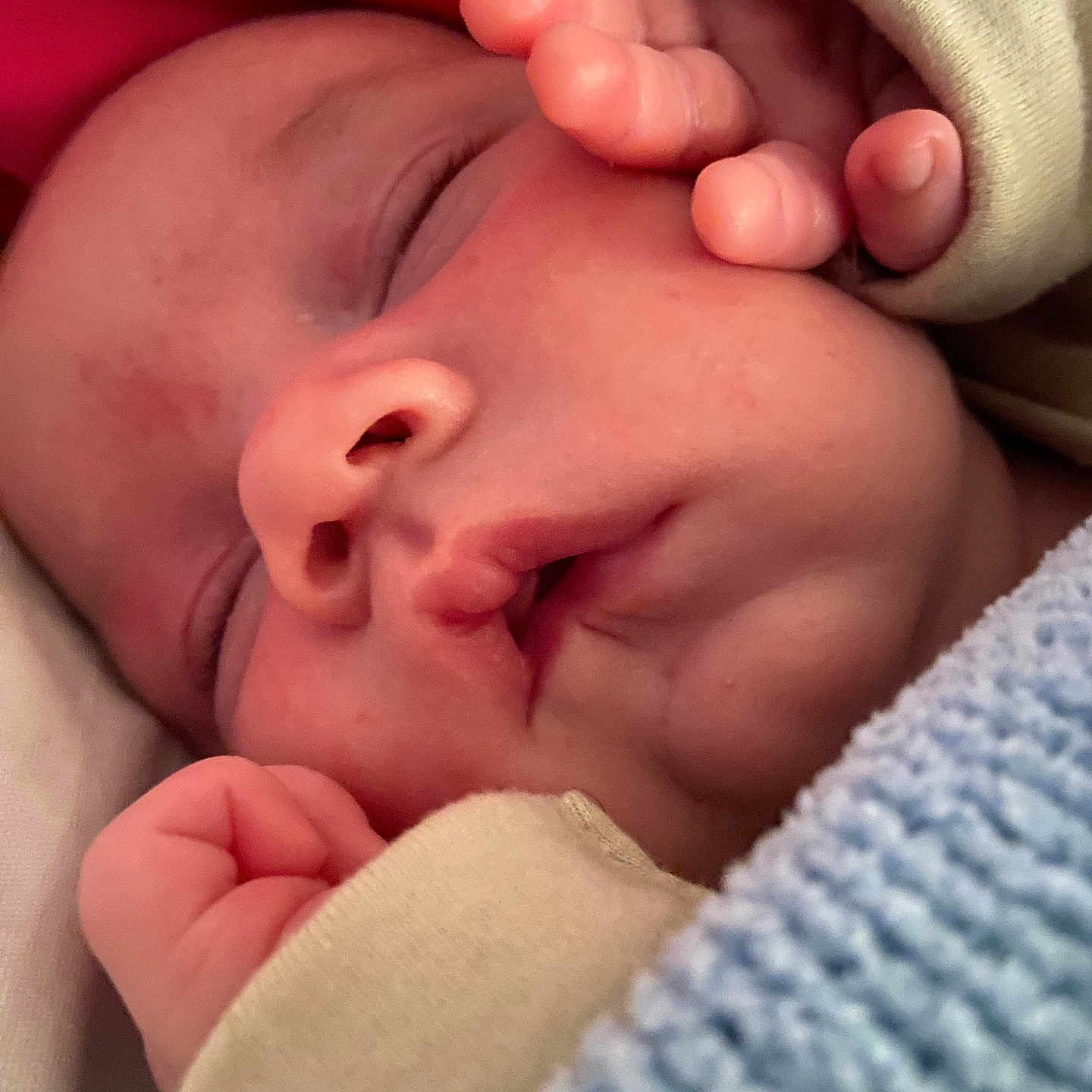 Bailey Rj joined the competition — help win amazing prizes! baby, blanket, child, closeup, cozy, cute, face, fingers, hand, infant, newborn, peaceful, portrait, resting, skin, sleeping, soft, toddler, warm, wrapped