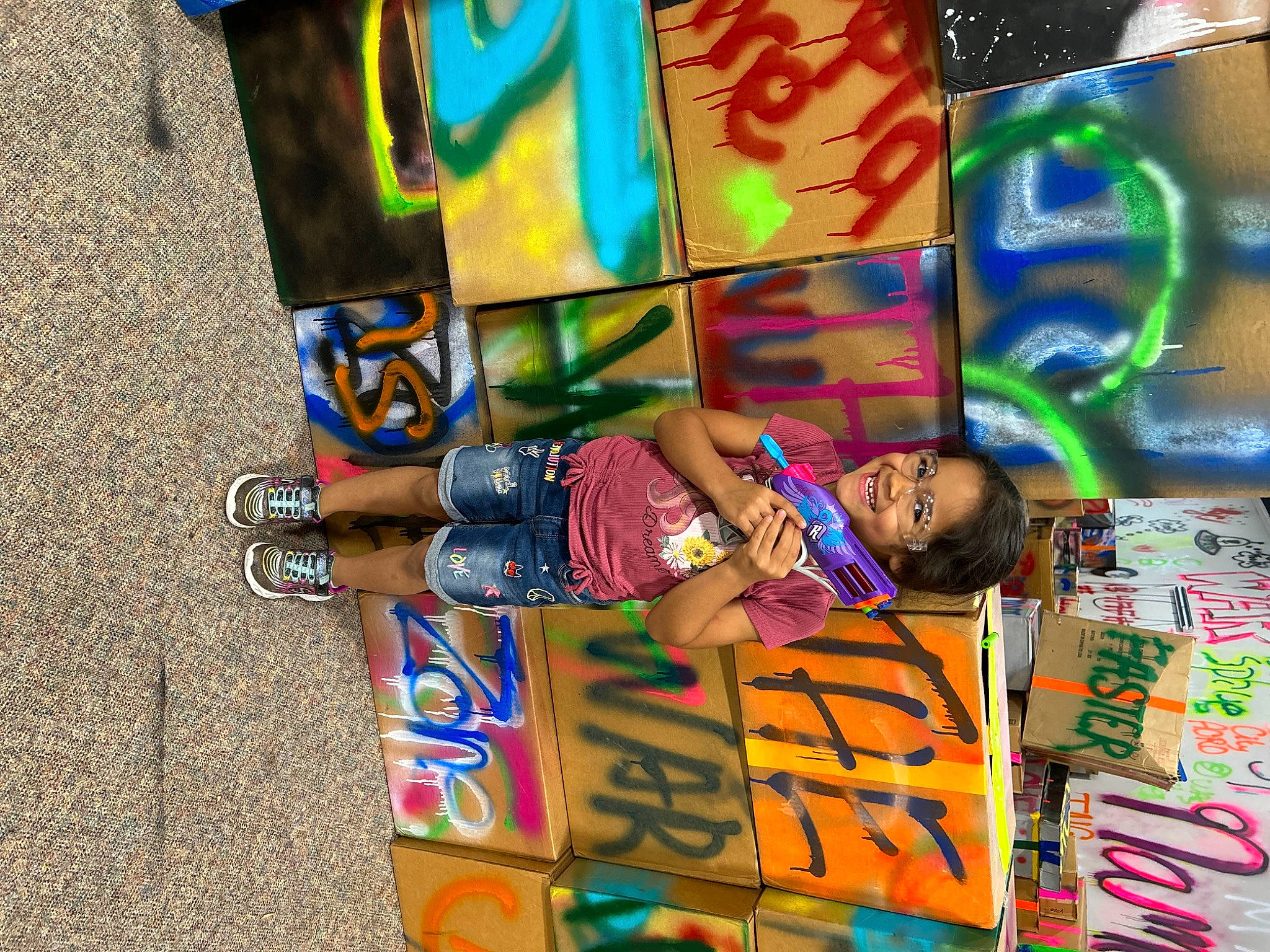 Lunah is registered to the contest to win money with this photo: advertising, art, artist, eyewear, font, fun, graffiti, graphic_design, graphics, joy, mural, painting, person, recreation, street, street_art, visual_arts