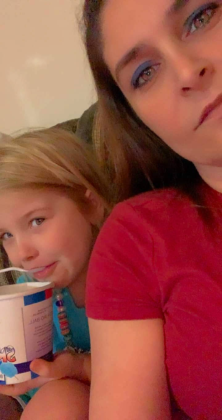 Ava is registered to the contest to win money with this photo: beauty, blond, brown_hair, cheek, child, eye, eyebrow, eyelash, face, fun, gesture, happy, iris, lip, long_hair, mouth, nose, organ, person, skin