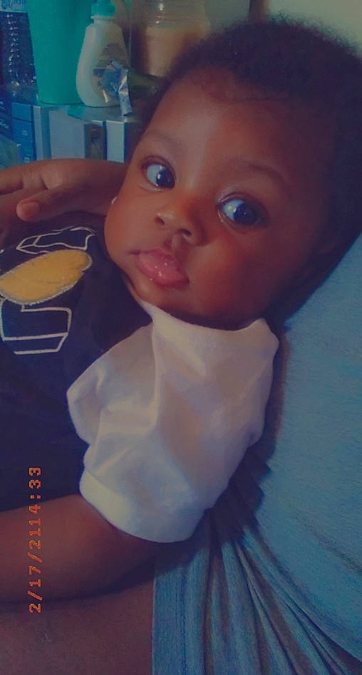 Kiley joined the competition — help win amazing prizes! baby, baby_toddler_clothing, cheek, chest, child, chin, ear, eyebrow, eyelash, forehead, happy, iris, lip, mouth, neck, nose, person, skin, sleeve, toddler