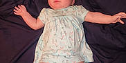 Addalyn joined the competition — help win amazing prizes! baby, infant, child, unicorn, dress, headband, blanket, lying_down, skin, arms, legs, cute, sleepy, indoors, fabric, clothing, soft, relaxed, young, person