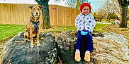 Mamacita is registered to the contest to win money with this photo: animal, backyard, boy, clothing, face, grass, hat, head, nature, outdoors, pants, park, person, photography, plant, portrait, rock, tree, yard, zoo