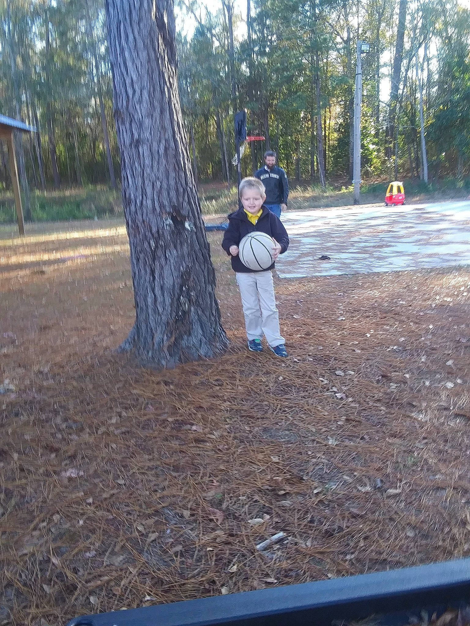 Leighton is registered to the contest to win money with this photo: games, joy, park, person, plant, recreation, soil, state_park, tree, trunk, woodland, woody_plant