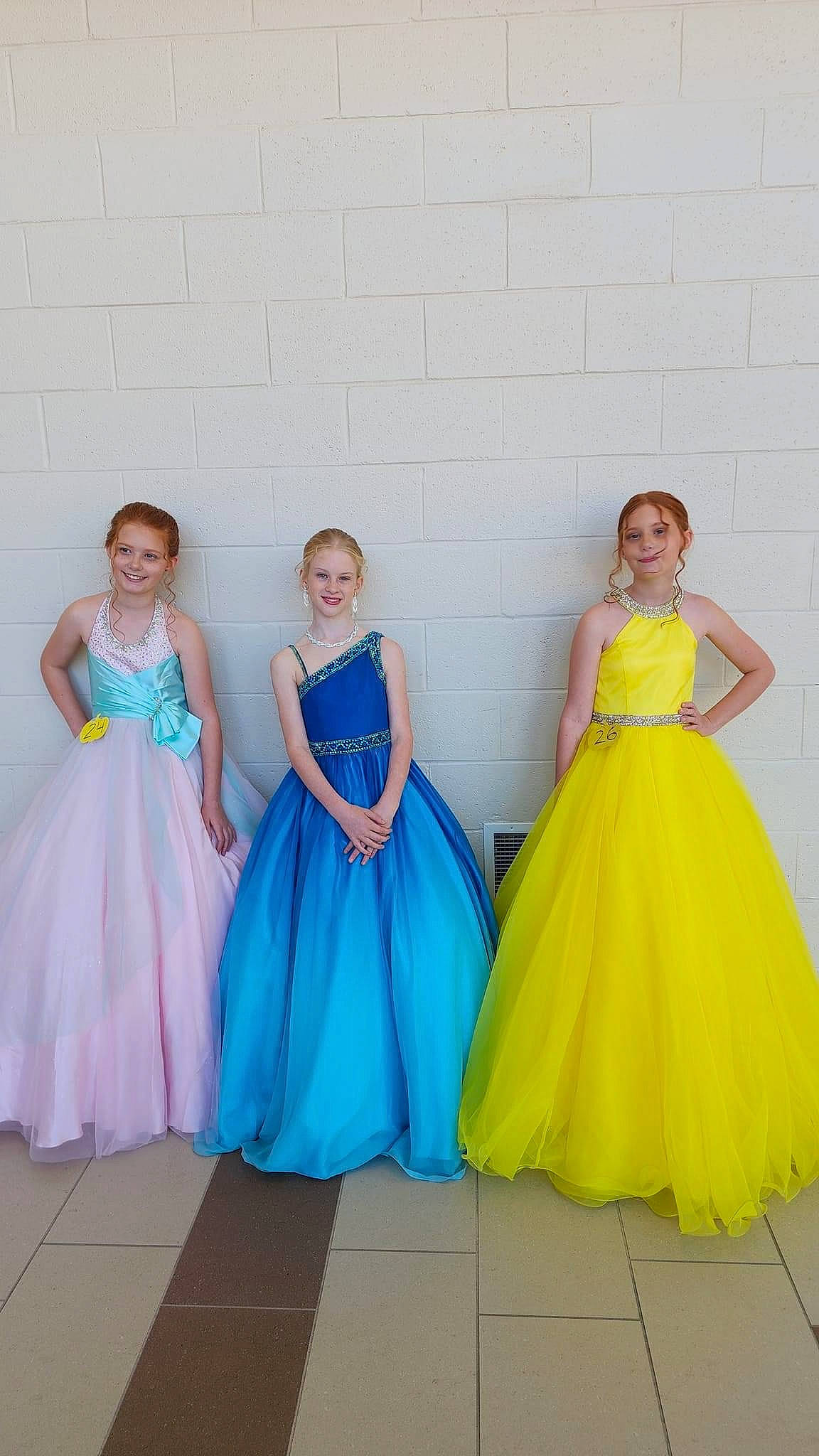 Estella B. joined the competition — help win amazing prizes! arm, azure, bridal_party_dress, day_dress, dress, gown, hair, hairstyle, happy, head, human_body, joint, joy, neck, one_piece_garment, person, pink, purple, shoulder, sleeve