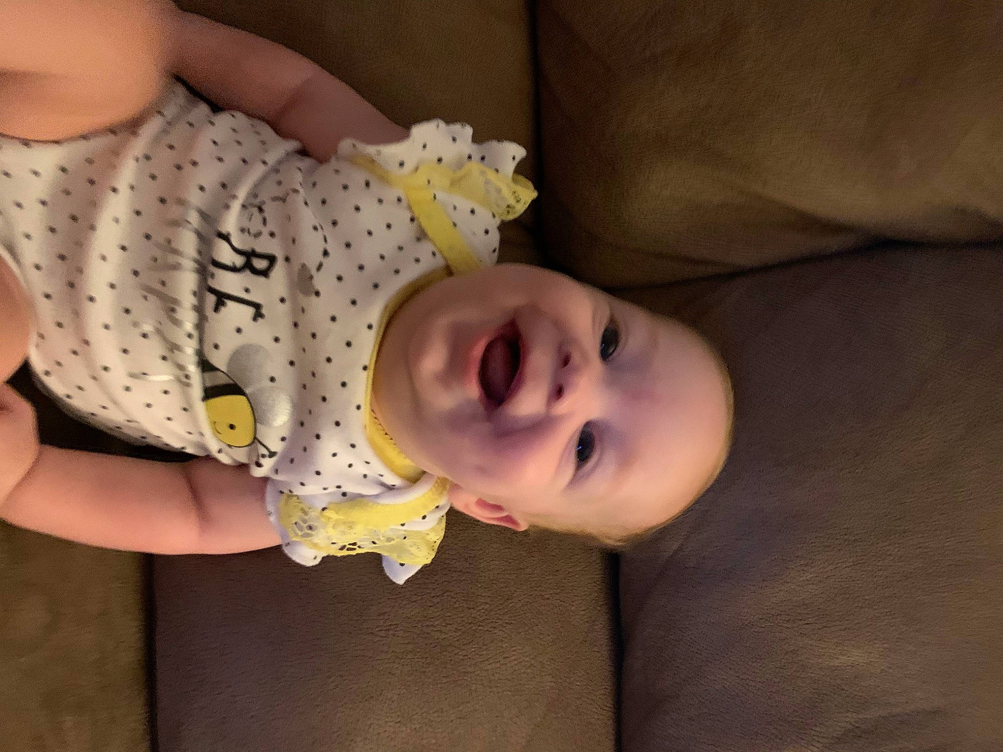 Lindsey joined the competition — help win amazing prizes! arm, baby, child, finger, mouth, nose, person, skin, toddler