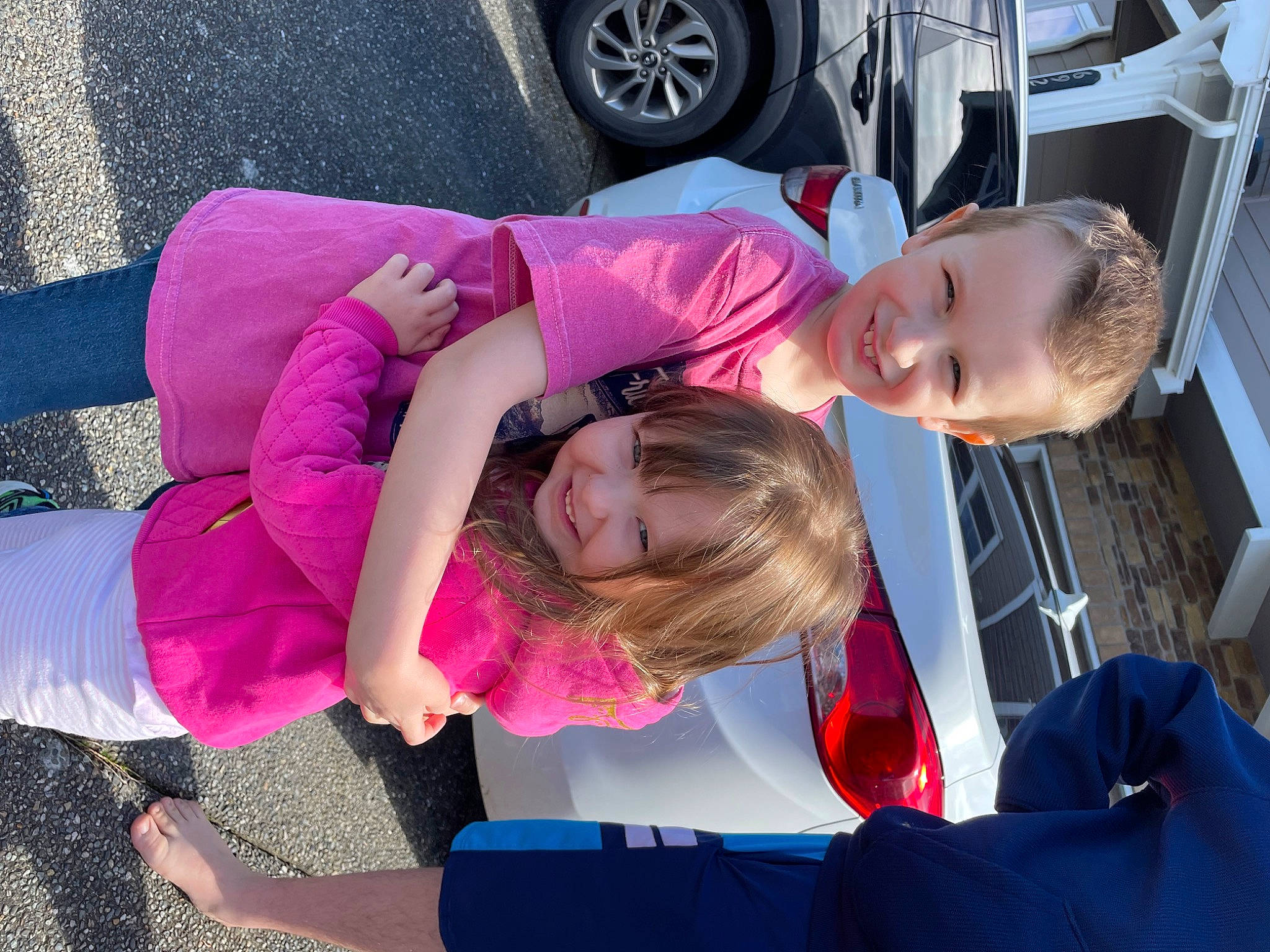 Sophia joined the competition — help win amazing prizes! automotive_lighting, automotive_tire, car, child, electric_blue, fender, fun, happy, joy, magenta, person, photograph, pink, purple, red, smile, snapshot, tire, toddler, vehicle_door