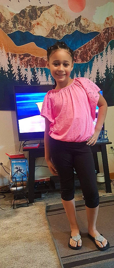 Amiya joined the competition — help win amazing prizes! arm, clothing, denim, electric_blue, jeans, joint, joy, leg, leggings, person, pink, shoulder, sleeve, sportswear, t_shirt, textile, tights, top, trousers, waist