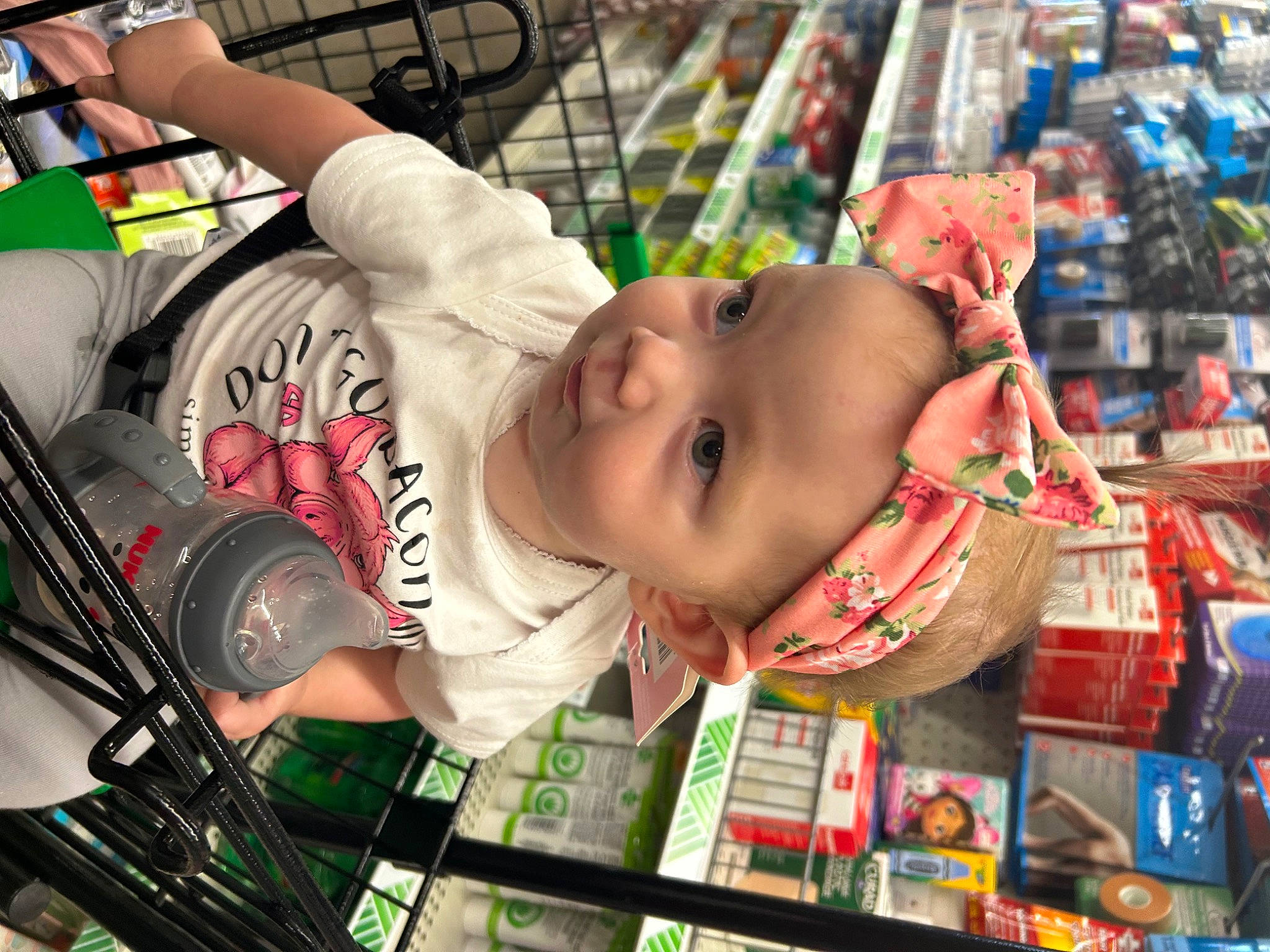 Kimberley joined the competition — help win amazing prizes! baby, baby_carriage, baby_products, child, city, convenience_store, customer, fun, grocery_store, happy, headwear, market, marketplace, person, play, publication, retail, shopping, shopping_cart, supermarket