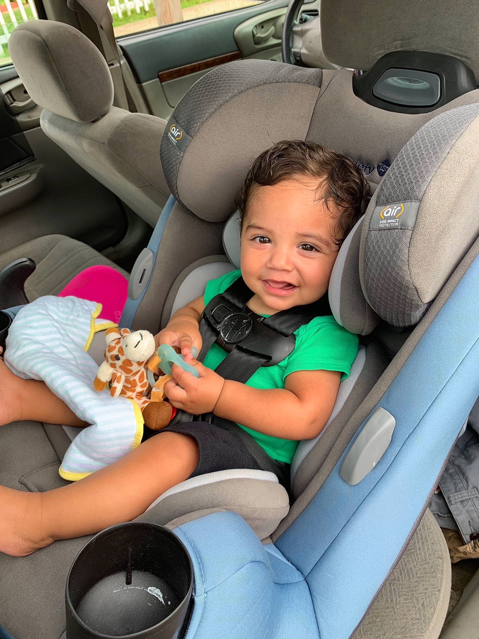 Kelvin joined the competition — help win amazing prizes! auto_part, baby, baby_in_car_seat, birth, car, car_seat, car_seat_cover, child, comfort, family_car, joy, person, seat_belt, toddler, vehicle