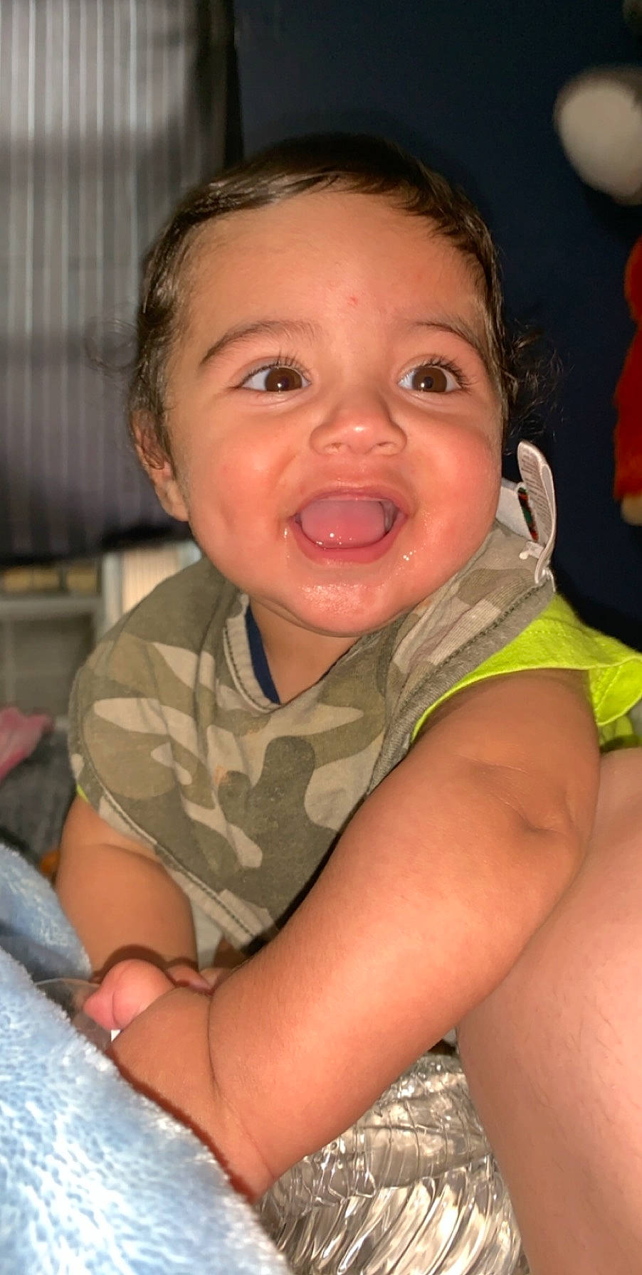 Kelvin joined the competition — help win amazing prizes! baby, cheek, child, chin, face, facial_expression, head, lip, mouth, neck, nose, person, skin, smile, toddler