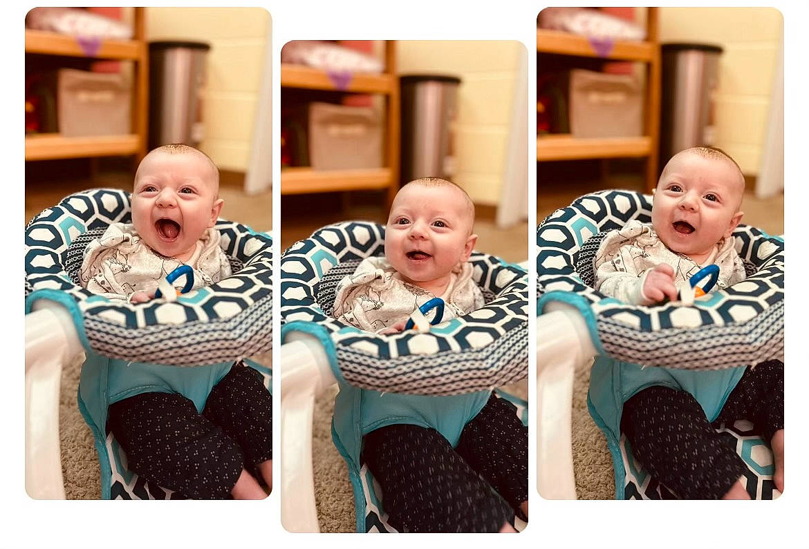 Juliette is registered to the contest to win money with this photo: baby, baby_toddler_clothing, child, comfort, event, fun, happy, laugh, leisure, pattern, person, portrait, portrait_photography, room, sitting, sleeve, smile, snapshot, toddler