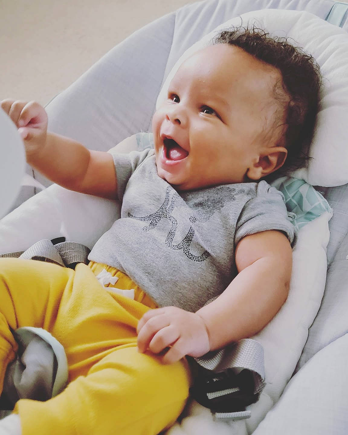 Ernest joined the competition — help win amazing prizes! arm, baby, baby_products, baby_sleeping, baby_toddler_clothing, cheek, child, comfort, gesture, happy, knee, mouth, person, product, skin, sleeve, smile, textile, thigh, toddler