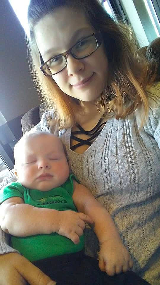 Mason is registered to the contest to win money with this photo: baby, child, daughter, glasses, mother, person, skin, smile, toddler