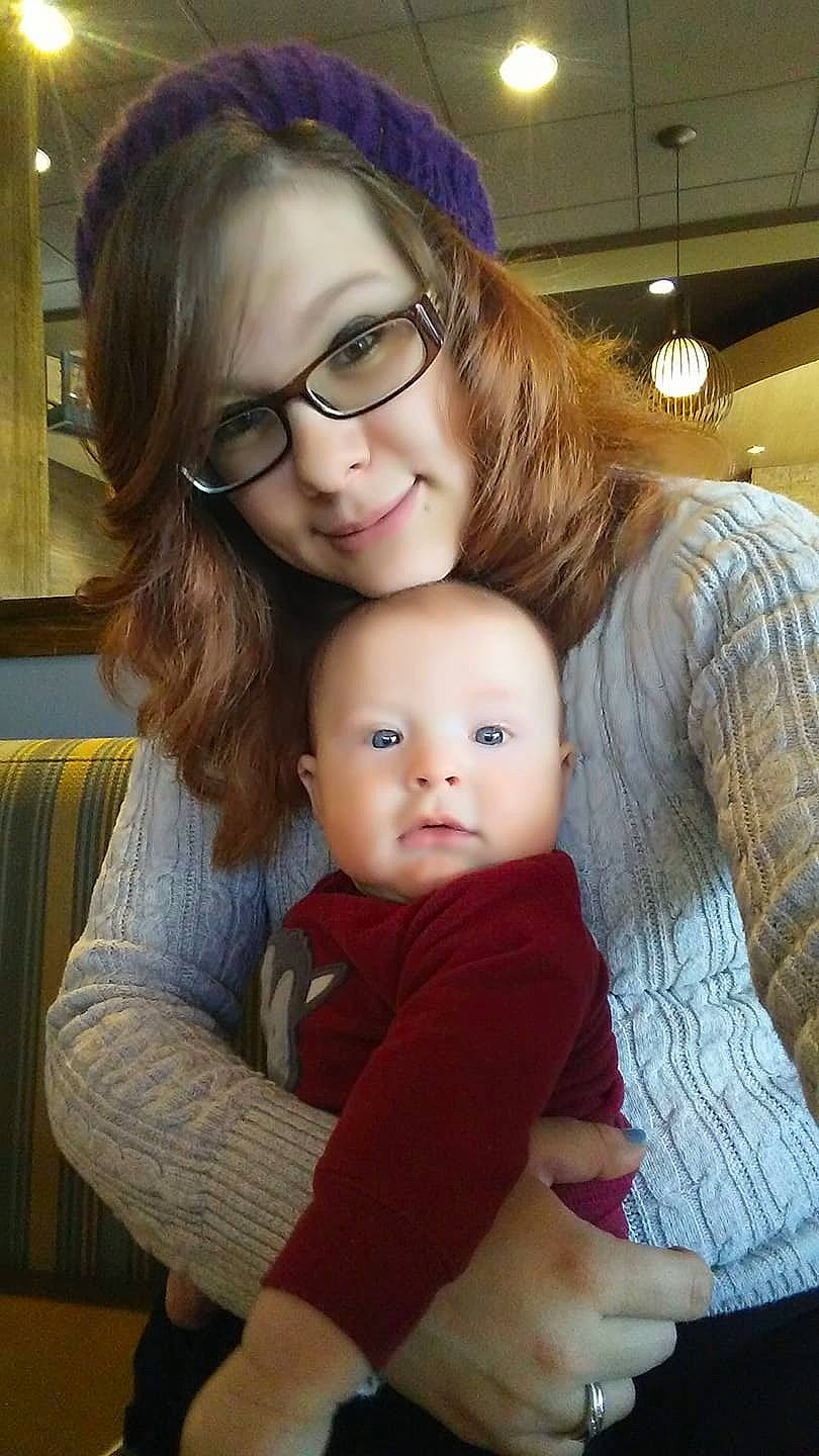 Mason is registered to the contest to win money with this photo: cheek, child, daughter, glasses, mother, person, toddler