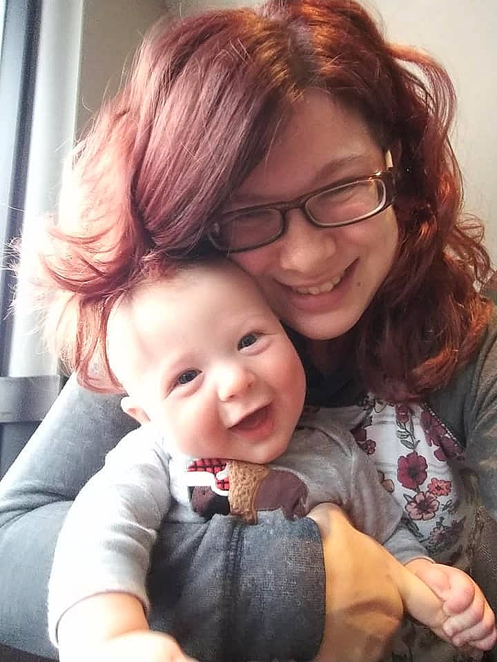 Mason joined the competition — help win amazing prizes! baby, cheek, child, daughter, happy, hug, joy, mother, person, sitting, smile, toddler