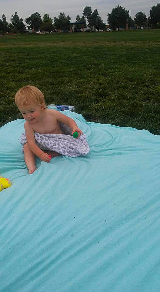 Maliah joined the competition — help win amazing prizes! child, fun, grass, leisure, person, play, recreation, summer, toddler, vacation