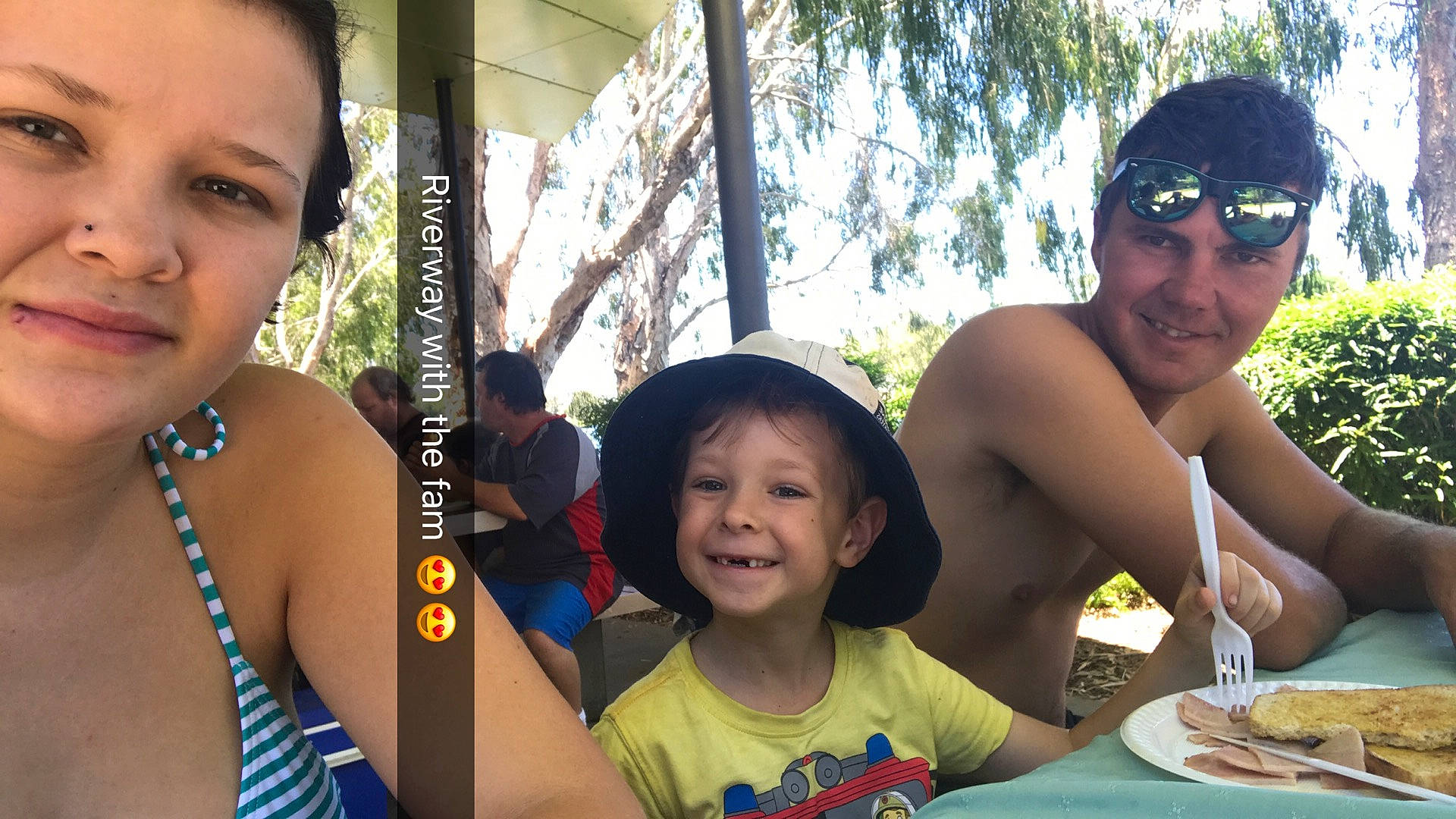 Laurence joined the competition — help win amazing prizes! child, eating, event, fawn, fun, happy, joy, leisure, lunch, person, recreation, smile, summer, vacation