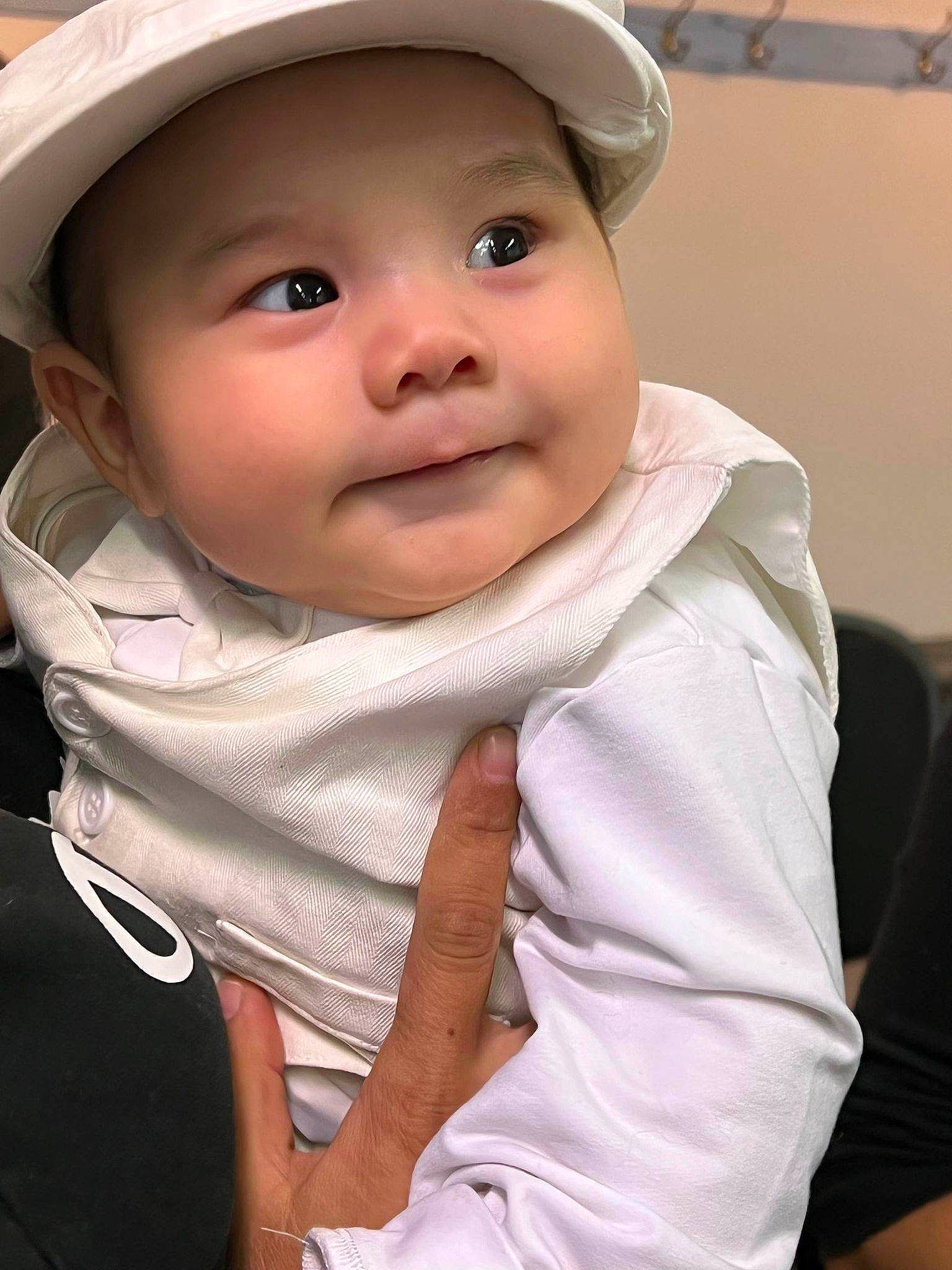 Johnny joined the competition — help win amazing prizes! baby, baby_toddler_clothing, cap, cheek, child, collar, eye, eyebrow, gesture, happy, hat, headgear, headwear, iris, lip, nose, person, skin, sleeve, smile