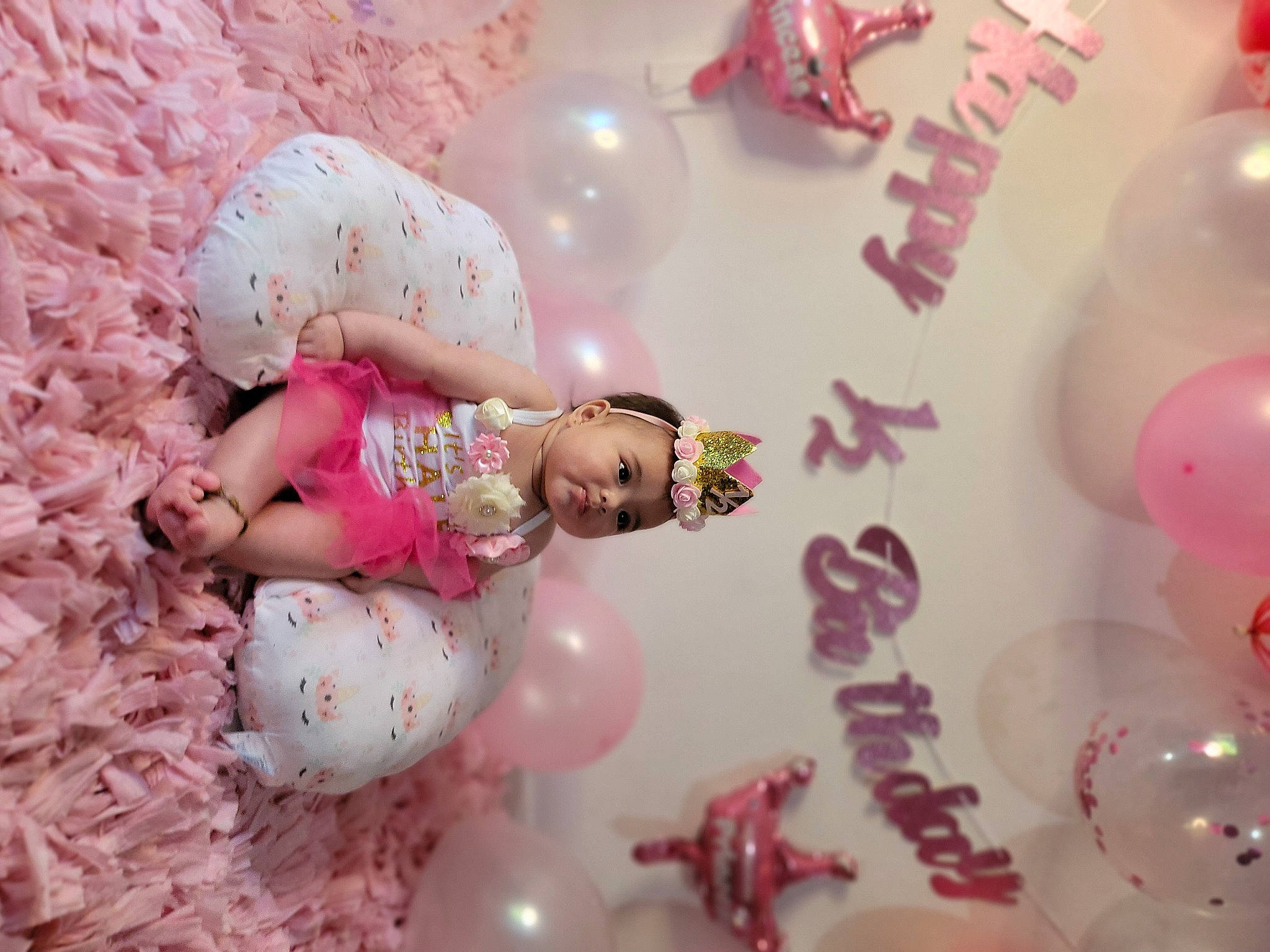 Alannah is registered to the contest to win money with this photo: balloon, beauty, collectable, creative_arts, doll, dress, embellishment, event, magenta, nail, party_supply, pattern, peach, person, pink, plastic, souvenir, sweetness, textile, toy