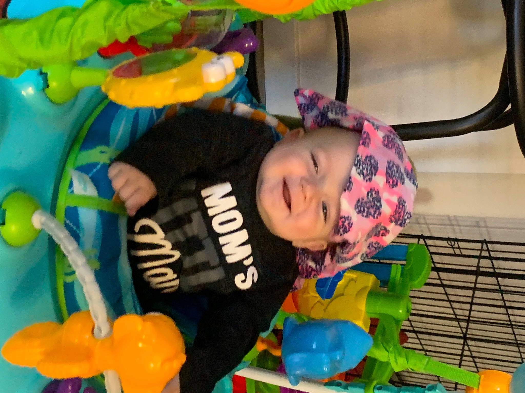 Liam joined the competition — help win amazing prizes! baby, baby_mobile, baby_products, baby_toddler_clothing, baby_toys, child, event, fun, green, happy, headwear, leisure, party, person, photograph, play, product, room, snapshot, toddler