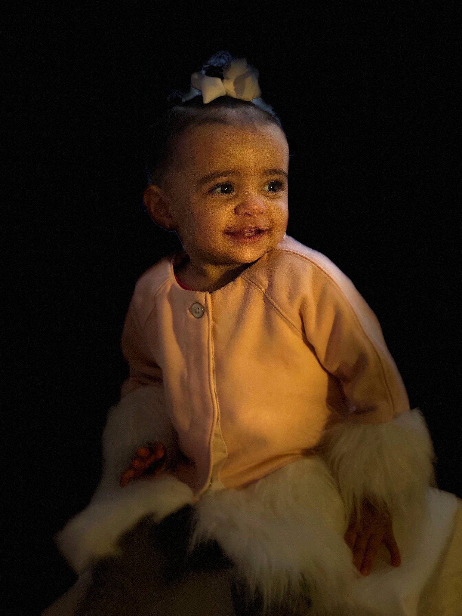 Mariyah joined the competition — help win amazing prizes! baby, cheek, child, costume, person, portrait, sitting, smile, toddler