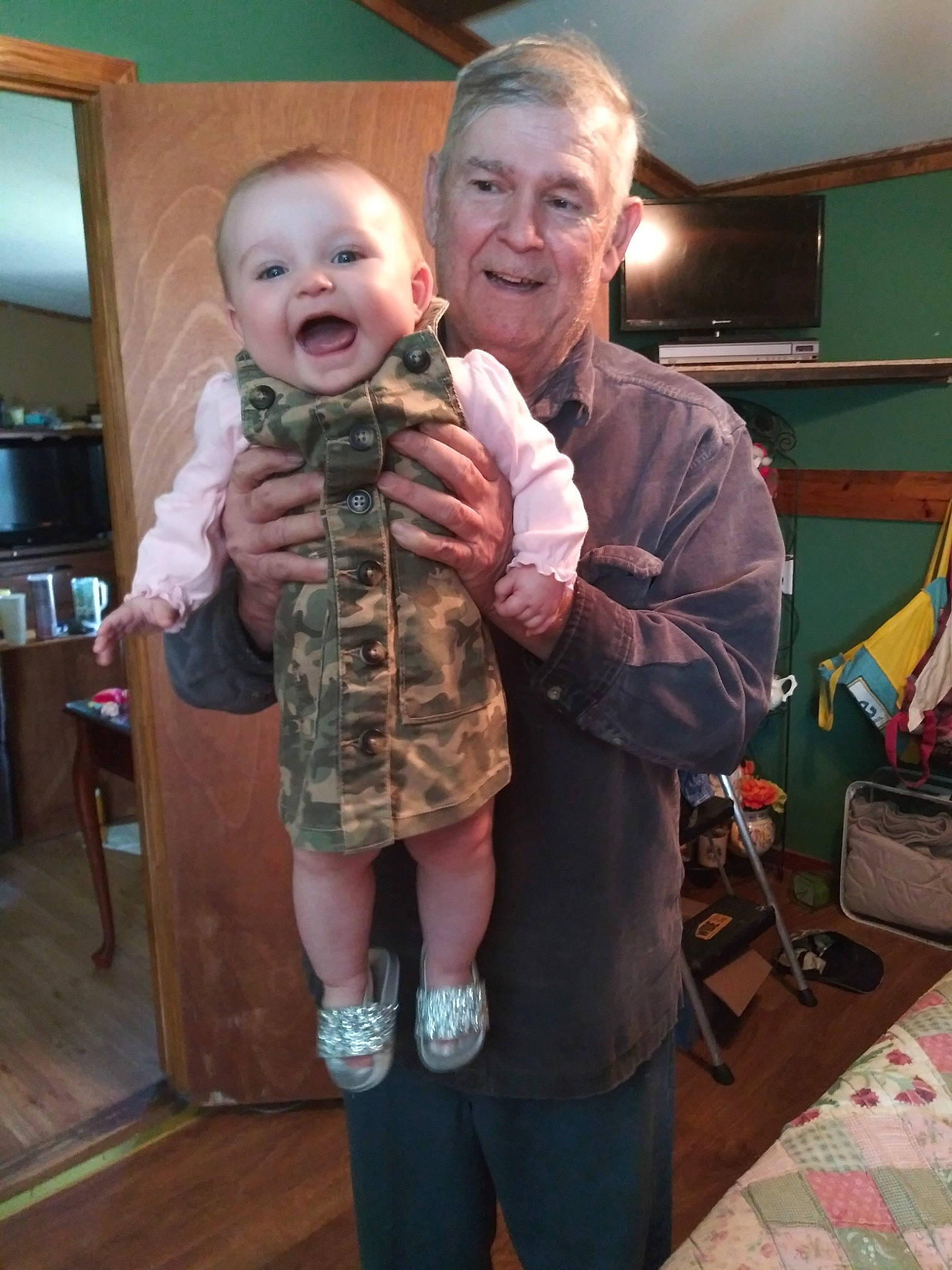 Kenzie joined the competition — help win amazing prizes! baby, backpack, bag, chair, child, event, flooring, fun, happy, holiday, jeans, joy, leg, luggage_and_bags, person, skin, smile, standing, t_shirt, thumb