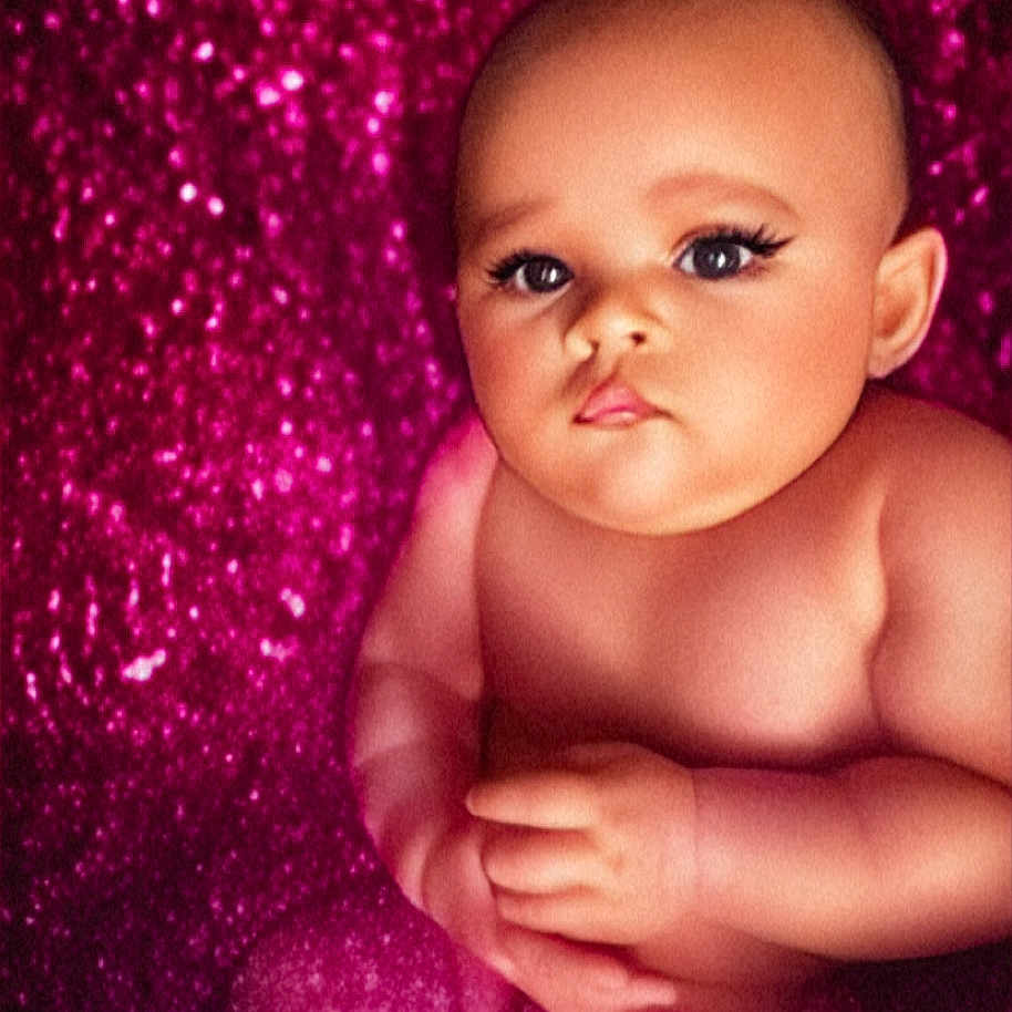 Kazara joined the competition — help win amazing prizes! baby, background, child, closeup, cute, expression, eyelashes, eyes, face, hands, infant, magenta, newborn, nude, photography, portrait, skin, soft_light, sparkle, studio
