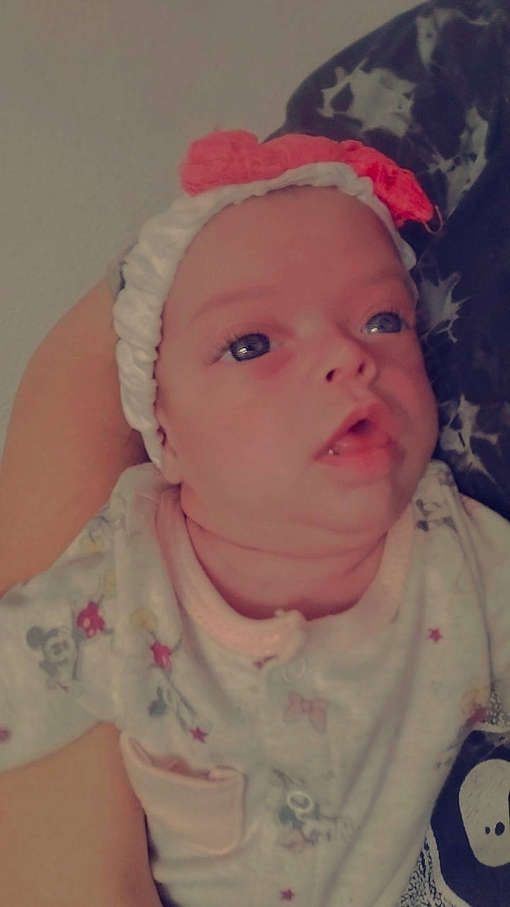Elena joined the competition — help win amazing prizes! baby, baby_toddler_clothing, cap, cheek, chin, ear, eye, eyebrow, eyelash, face, facial_expression, head, human_body, iris, lip, mouth, nose, person, skin, sleeve