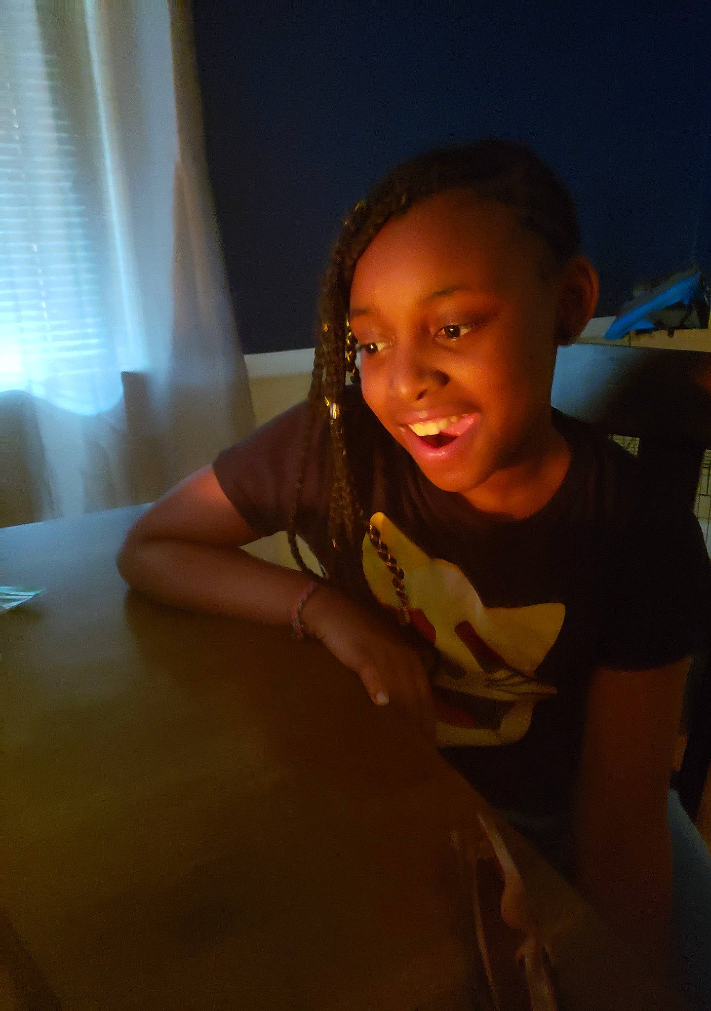 Aleah joined the competition — help win amazing prizes! arm, baby, cheek, child, eye, face, facial_expression, fun, hand, head, joy, light, mouth, night, nose, person, photography, skin, smile, toddler