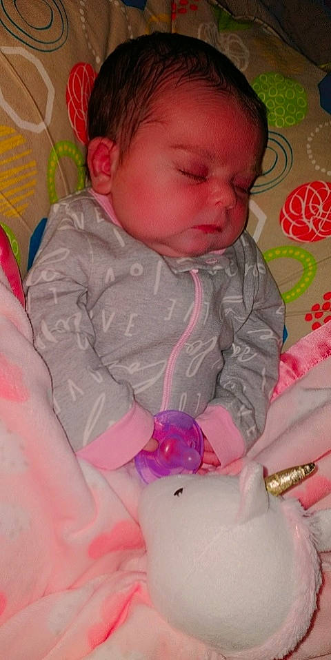 Elodie joined the competition — help win amazing prizes! arm, baby, baby_toddler_clothing, cheek, chin, comfort, eye, eyebrow, face, facial_expression, head, human, human_body, iris, lip, mammal, mouth, nose, person, pink