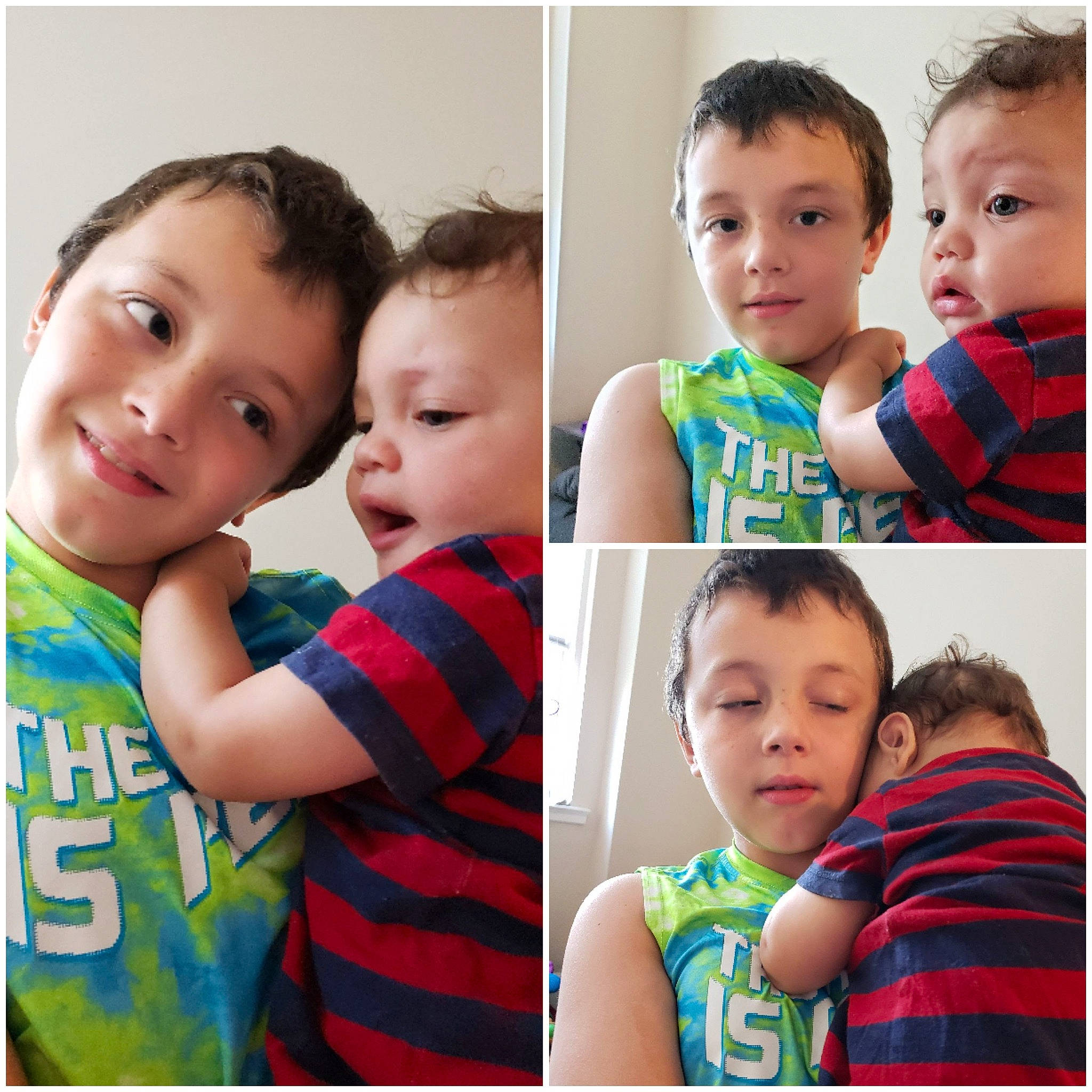 Xavier joined the competition — help win amazing prizes! baby, baby_toddler_clothing, cool, face, gesture, green, happy, head, interaction, joy, neck, organ, person, photograph, product, sharing, shirt, sleeve, smile, standing