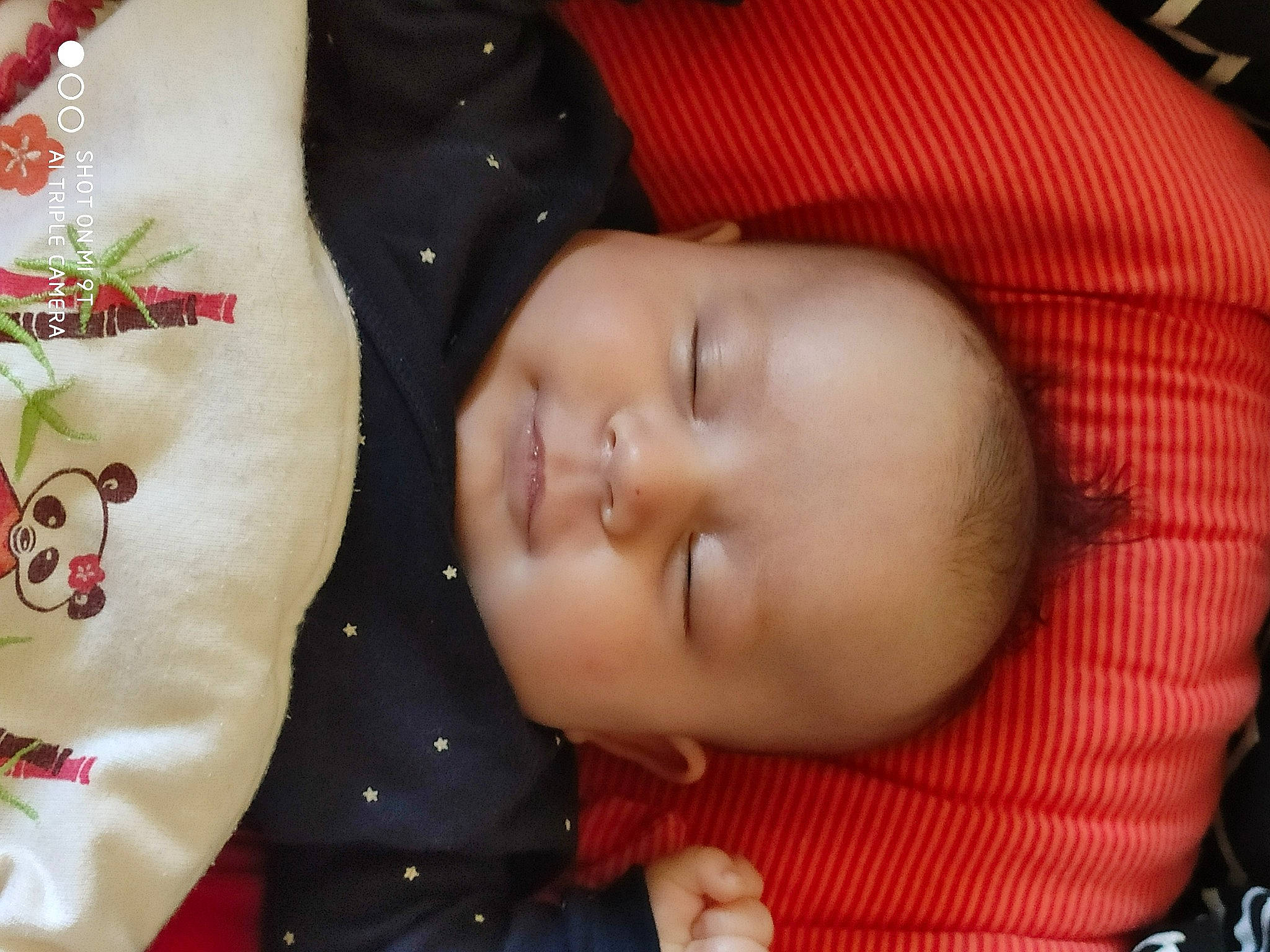 Lyana a rejoint le concours — aidez-le/la à gagner de superbes lots ! baby, baby_toddler_clothing, carmine, cheek, child, comfort, event, facial_expression, happy, head, linens, nose, pattern, person, rose, skin, sleeve, smile, toddler