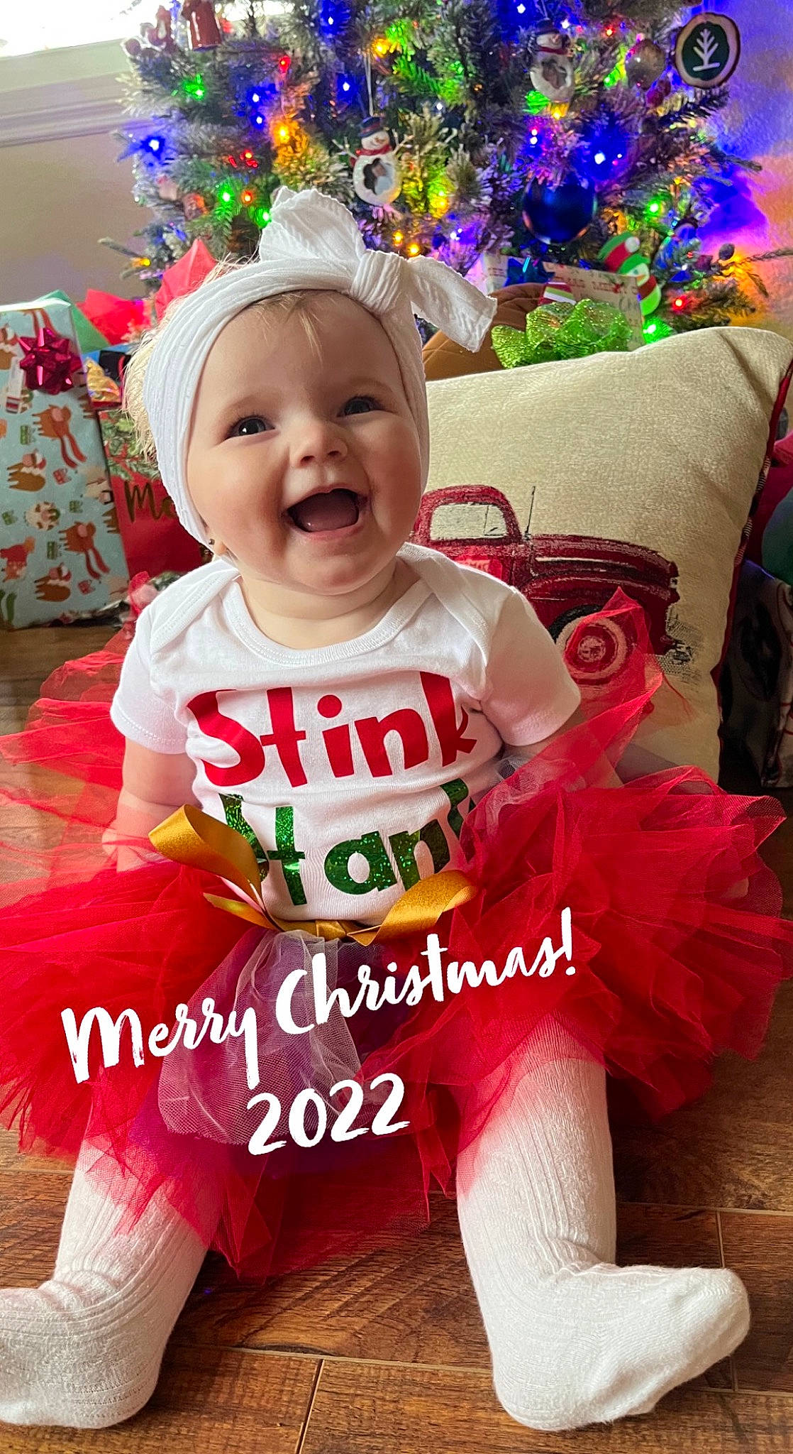 Billie joined the competition — help win amazing prizes! baby, baby_toddler_clothing, child, event, face, facial_expression, font, happy, headwear, holiday, joy, magenta, person, pink, purple, sleeve, smile, sportswear, t_shirt, textile