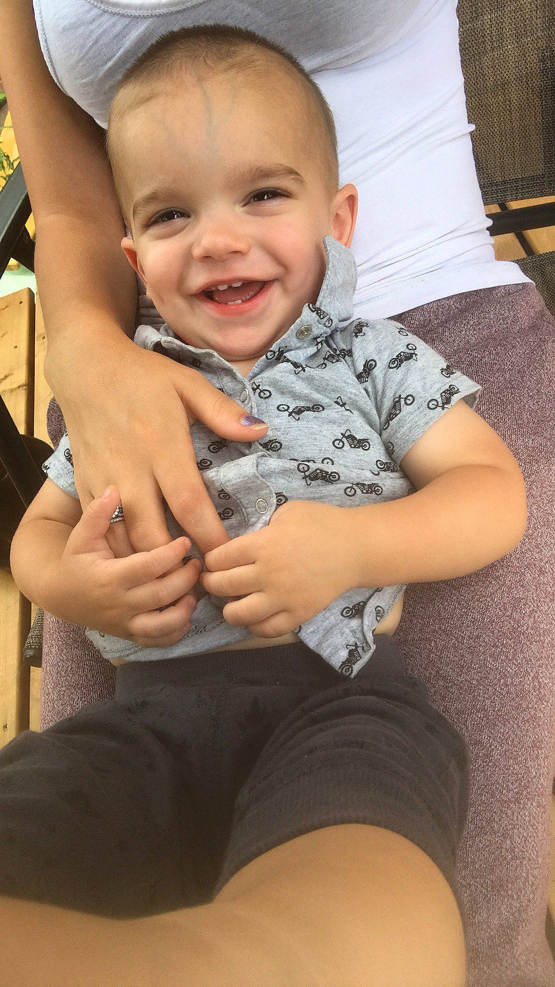 Axel joined the competition — help win amazing prizes! baby_toddler_clothing, comfort, eye, face, finger, flash_photography, gesture, happy, head, joint, joy, knee, lap, leg, muscle, person, skin, sleeve, smile, thigh