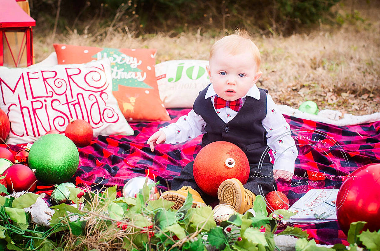 Avery joined the competition — help win amazing prizes! apple, baby, basket, calabaza, child, dress, fruit, grass, happy, lawn, local_food, natural_foods, people_in_nature, person, plant, produce, pumpkin, surprise, toddler, vegetable