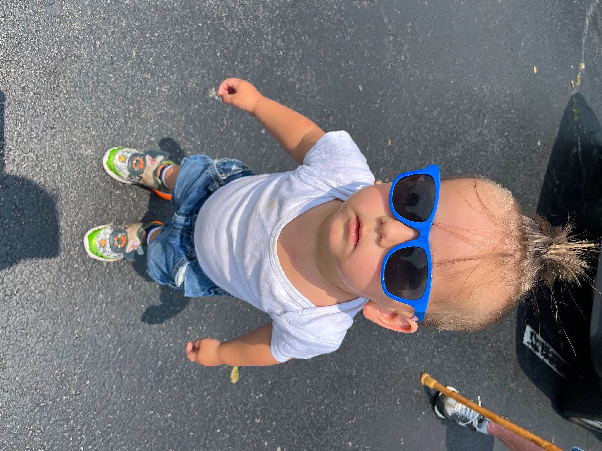Corey joined the competition — help win amazing prizes! asphalt, baseball_cap, child, concrete, electric_blue, eyewear, finger, foot, fun, goggles, human_leg, leisure, person, personal_protective_equipment, recreation, road_surface, shorts, sunglasses, t_shirt, toddler