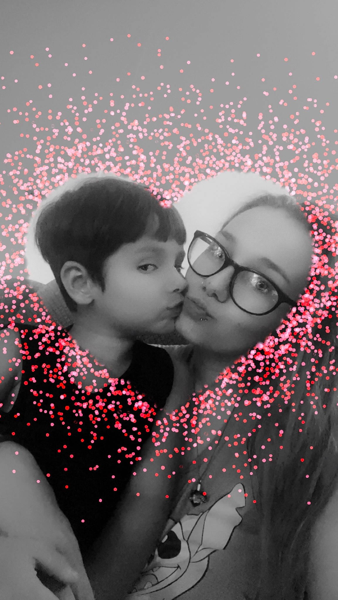 Koda joined the competition — help win amazing prizes! event, eye, eyewear, facial_expression, flash_photography, fun, gesture, glasses, hairstyle, happy, head, interaction, kiss, lip, love, pattern, people_in_nature, person, red, romance