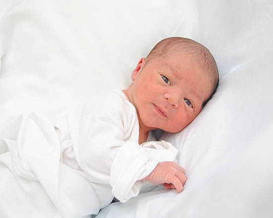 Hector is registered to the contest to win money with this photo: bed, child, infant, nose, person, product, sleep, textile, toddler