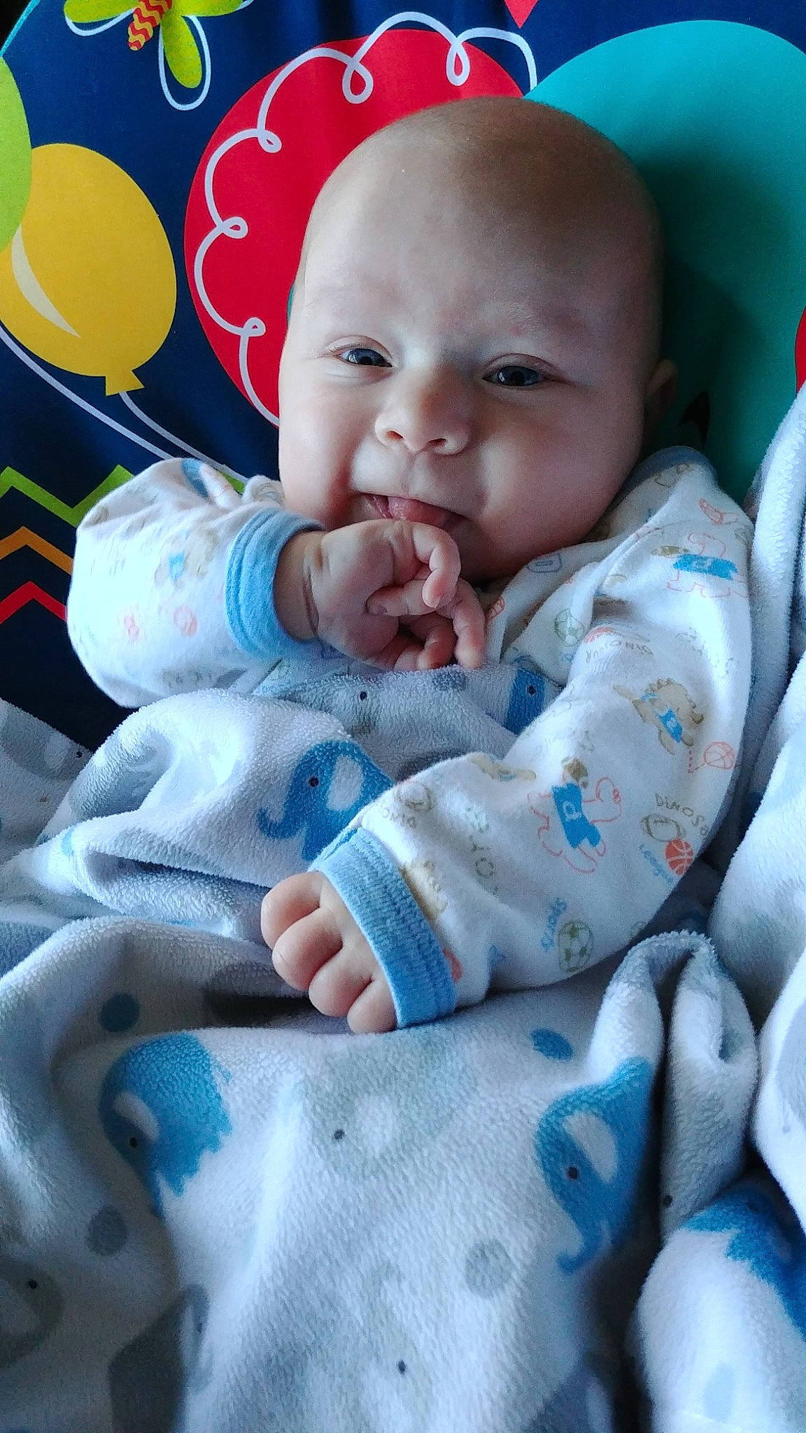 Brentlee is registered to the contest to win money with this photo: baby_products, blue, boy, cheek, child, day, eye, fun, head, infant, nose, person, play, product, skin, smile, toddler