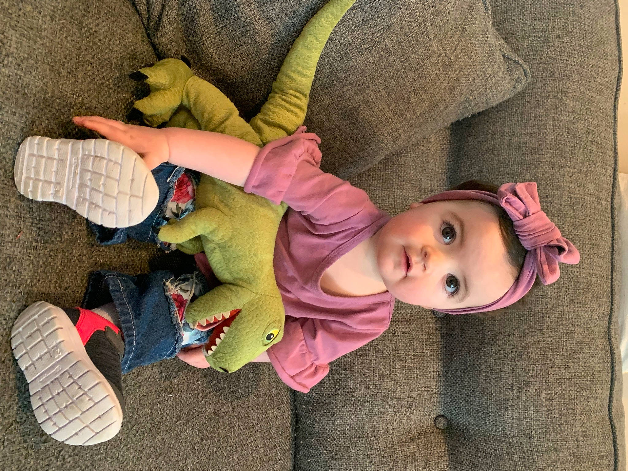 Isabel is registered to the contest to win money with this photo: baby, baby_carriage, baby_products, baby_toddler_clothing, cheek, child, comfort, eye, linens, mouth, nose, person, product, room, sitting, skin, sock, stuffed_toy, textile, toddler