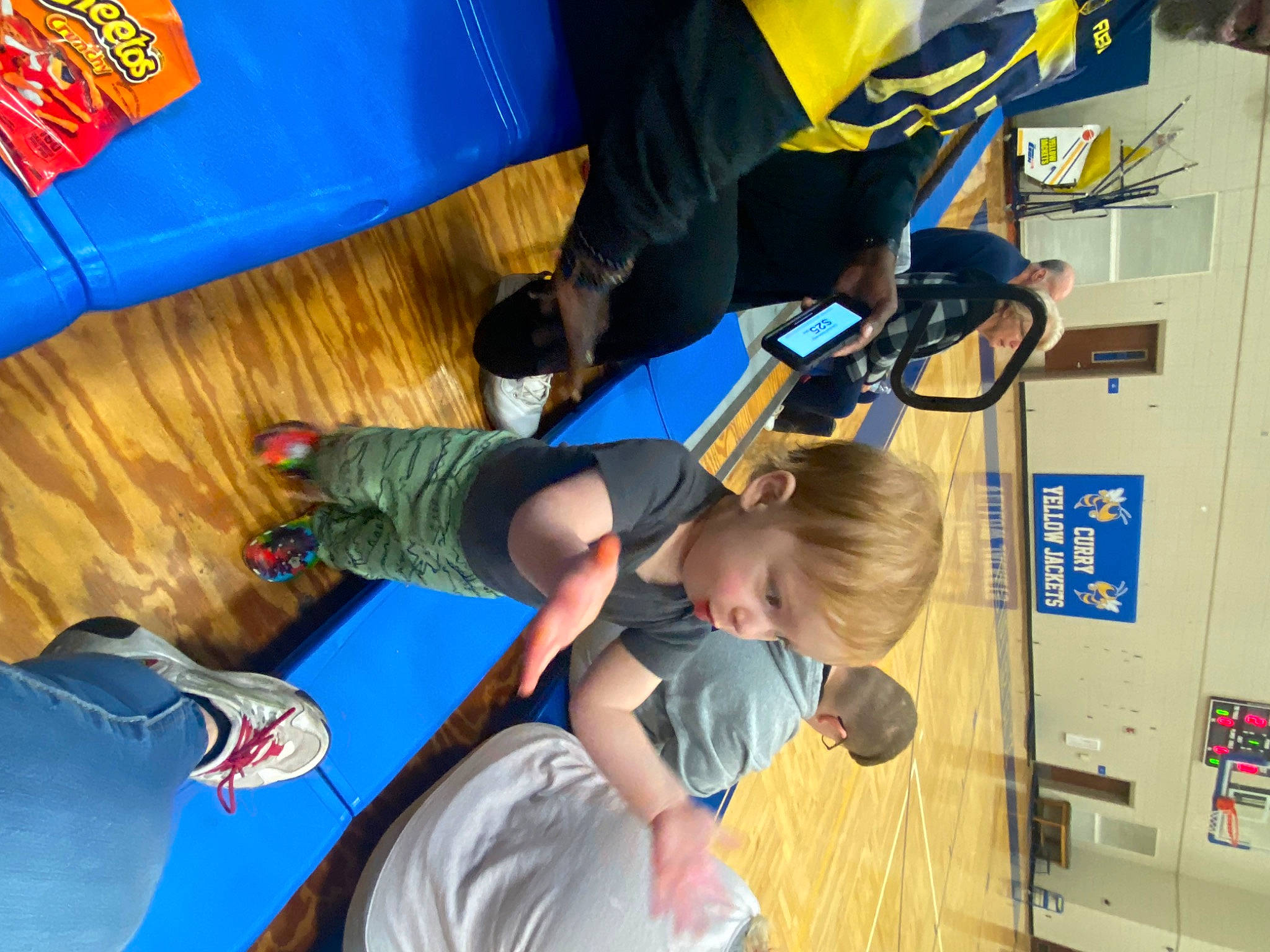 Ronin joined the competition — help win amazing prizes! automotive_exterior, automotive_tire, blue, bounce_house, child, electric_blue, engineering, fun, headwear, human_leg, leisure, machine, motor_vehicle, person, recreation, service, shorts, t_shirt, tire, toddler