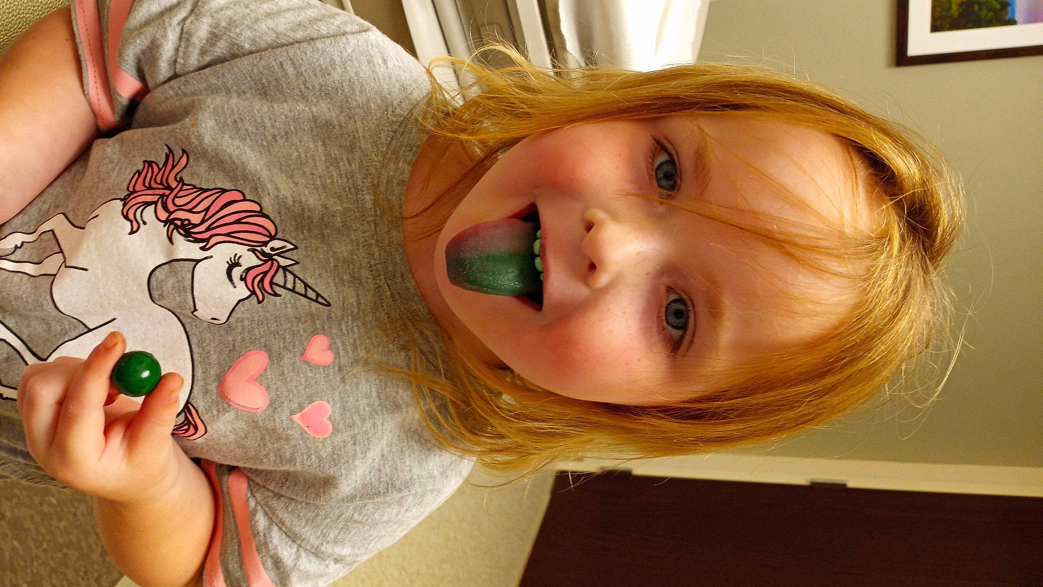 Natalee joined the competition — help win amazing prizes! brown_hair, cheek, child, eye, eyelash, fun, happy, head, lip, mammal, mouth, neck, nose, person, picture_frame, room, skin, smile, toddler, tree