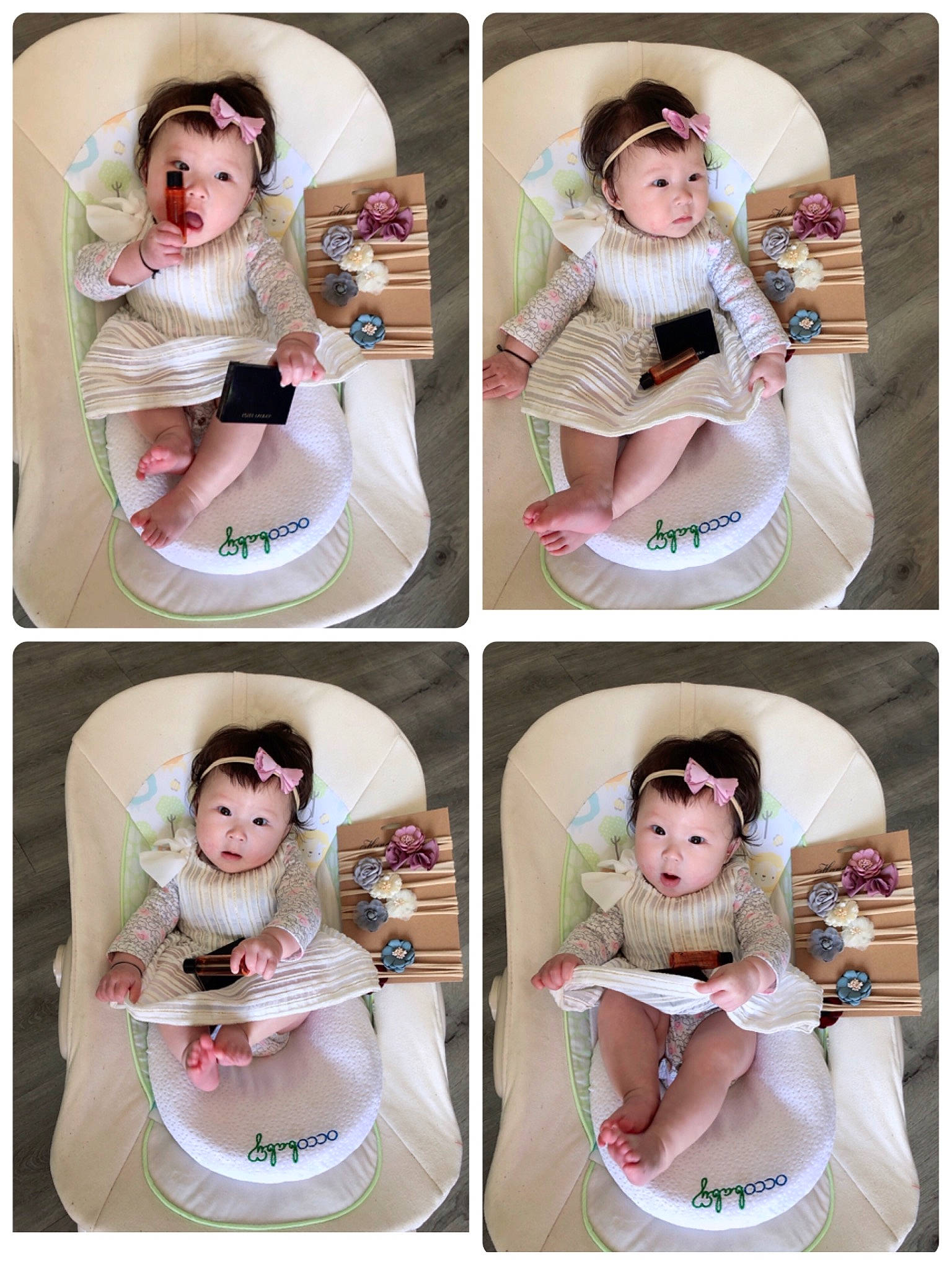 Joyce is registered to the contest to win money with this photo: beauty, collage, dishware, eyelash, face, finger, font, green, hand, happy, head, neck, person, photograph, pink, plant, product, purple, sleeve, white