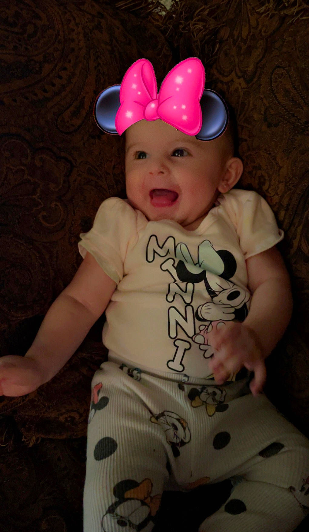 Leilani joined the competition — help win amazing prizes! baby, baby_toddler_clothing, cap, child, cool, costume_hat, ear, facial_expression, fun, happy, headband, headgear, headpiece, headwear, party_supply, pattern, person, pink, sleeve, smile