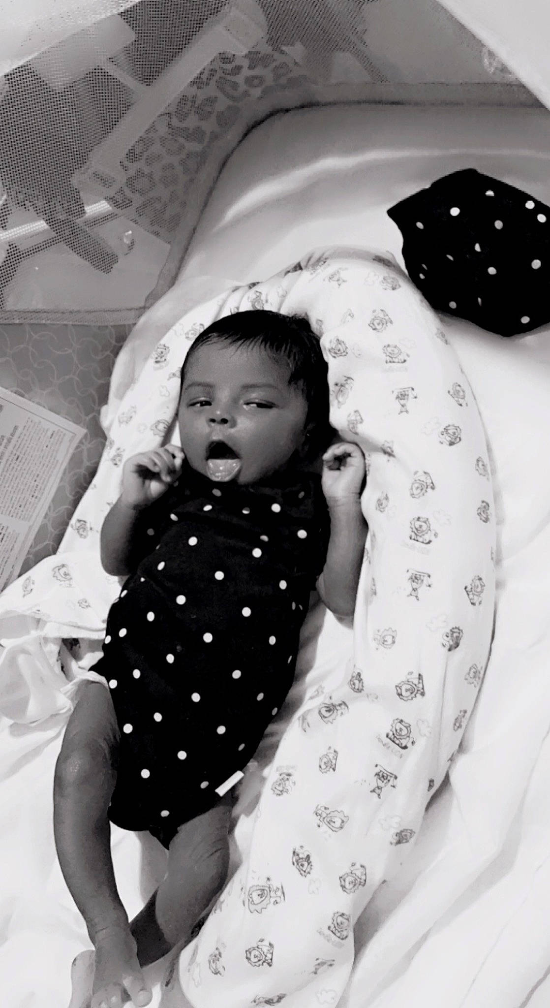 Moana Dior joined the competition — help win amazing prizes! baby, beauty, black, black_and_white, child, comfort, hairstyle, happy, linens, monochrome, monochrome_photography, pattern, person, photograph, product, skin, sleeve, style, textile, toddler