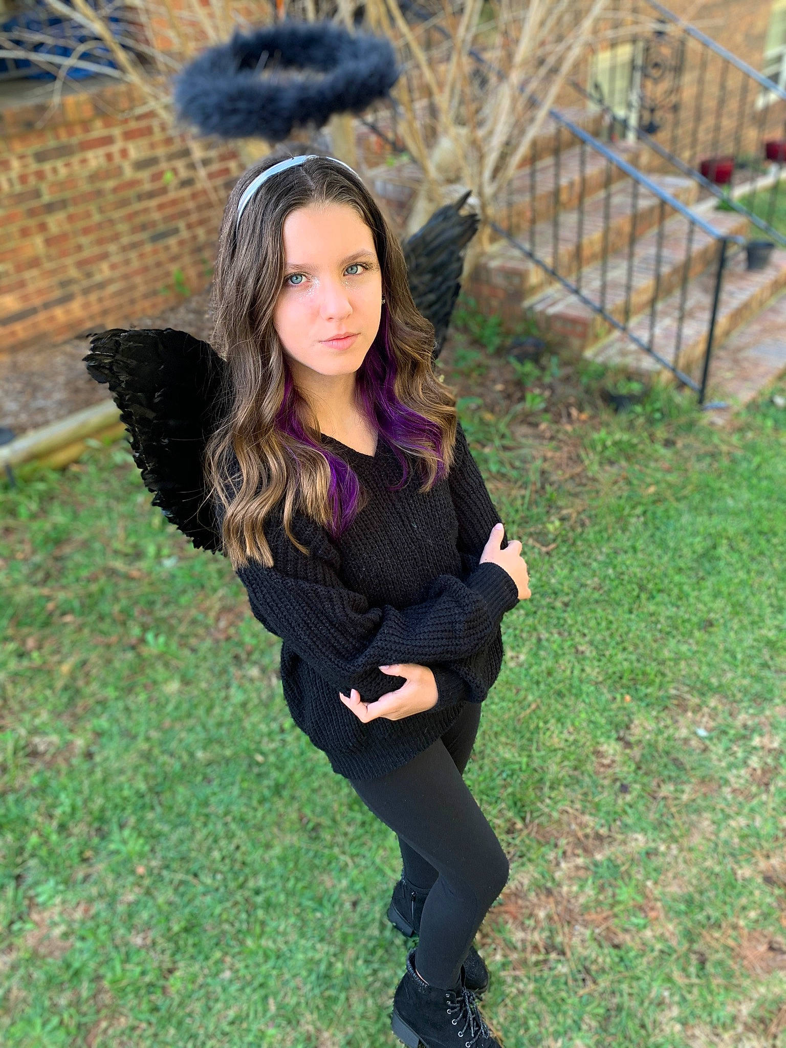 Makiyah joined the competition — help win amazing prizes! black_hair, cool, denim, flash_photography, grass, happy, human_leg, jewellery, knee, leg, leisure, long_hair, people_in_nature, person, plant, sleeve, sportswear, street_fashion, t_shirt, thigh