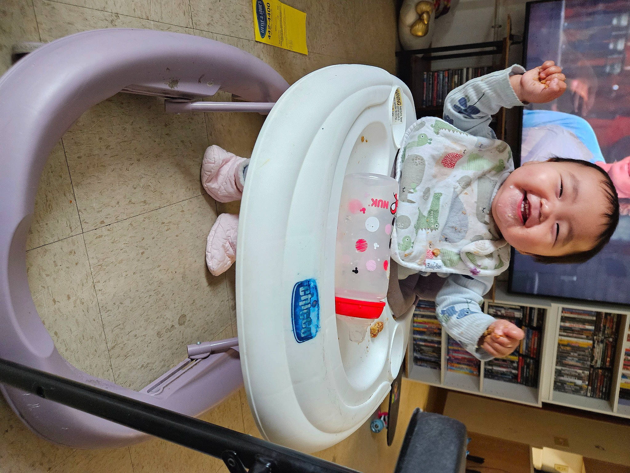 Jamie joined the competition — help win amazing prizes! baby, baby_laughing, baby_toddler_clothing, child, circle, fun, gas, hat, machine, person, room, service, smile, t_shirt, toddler