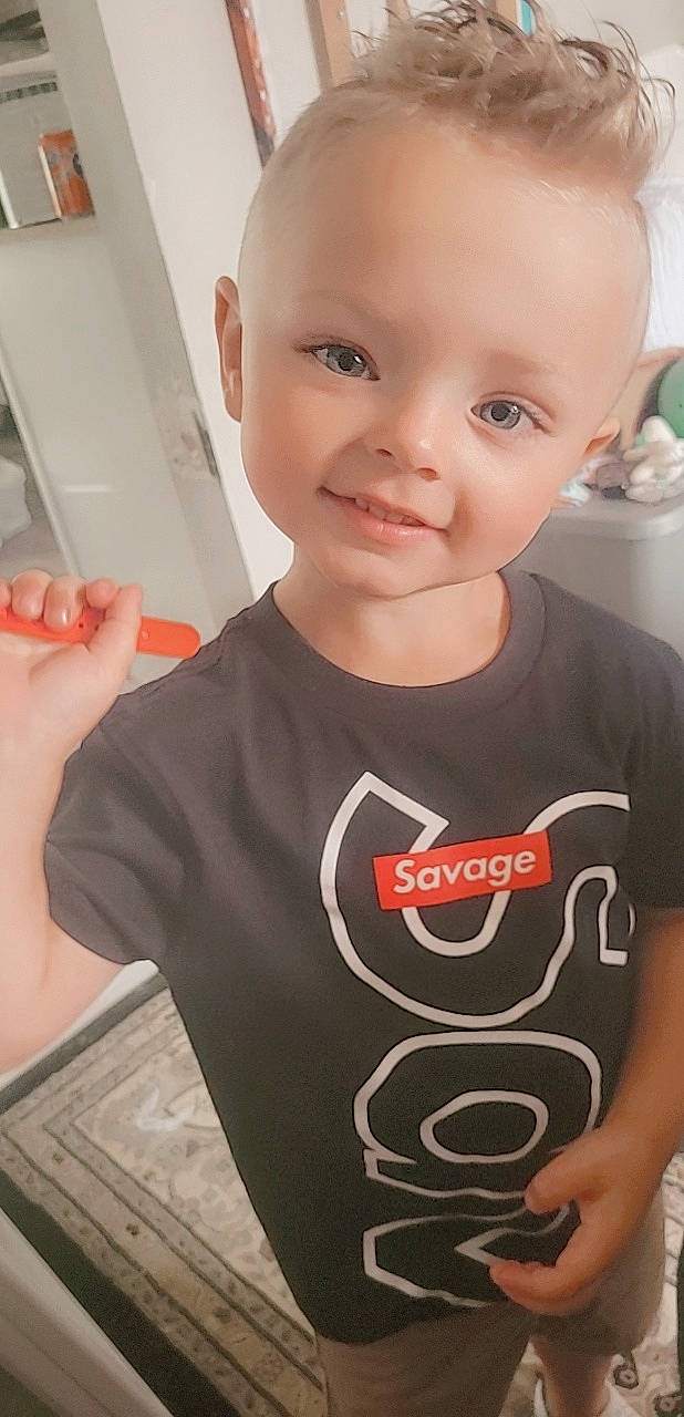 Bryson joined the competition — help win amazing prizes! arm, baby_toddler_clothing, cheek, chin, cool, eyebrow, eyelash, fun, gesture, happy, joint, joy, lip, mouth, neck, person, shoulder, skin, sleeve, smile